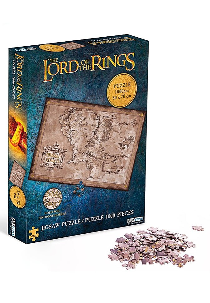 The Lord Of The Rings - Middle Earth 1000 Pieces - Jigsaw Puzzle
