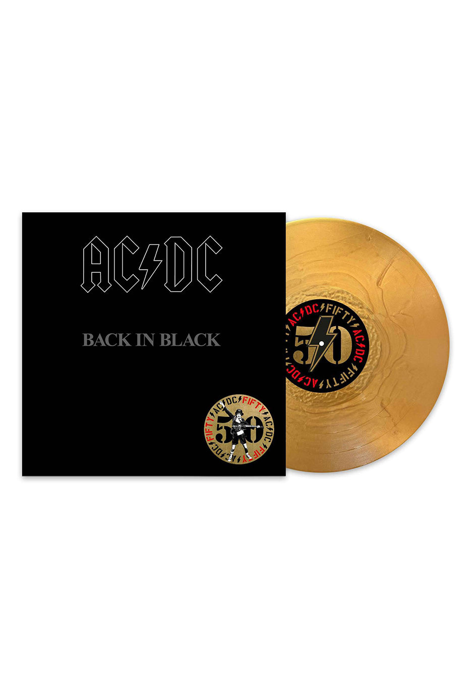 AC/DC Back In Black (Limited 50th Anniversary Edition) Gold Colored Vinyl