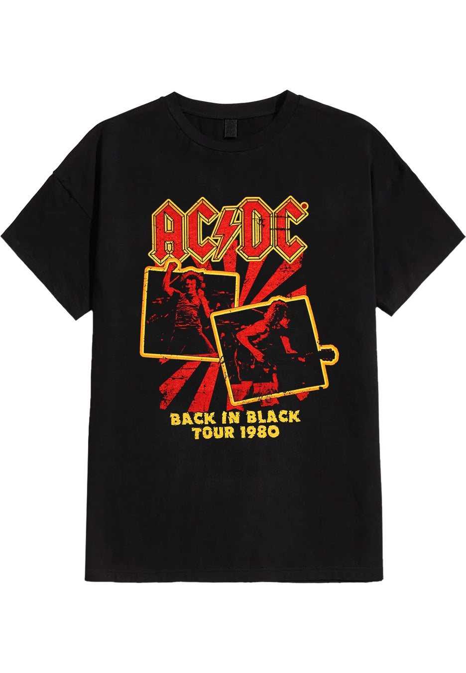 希少品 AC/DC BACK IN BLACK TOUR 1980 Tシャツ AC/DC - Back in Black Tour 1980 - T-Shirt | Nuclear Blast