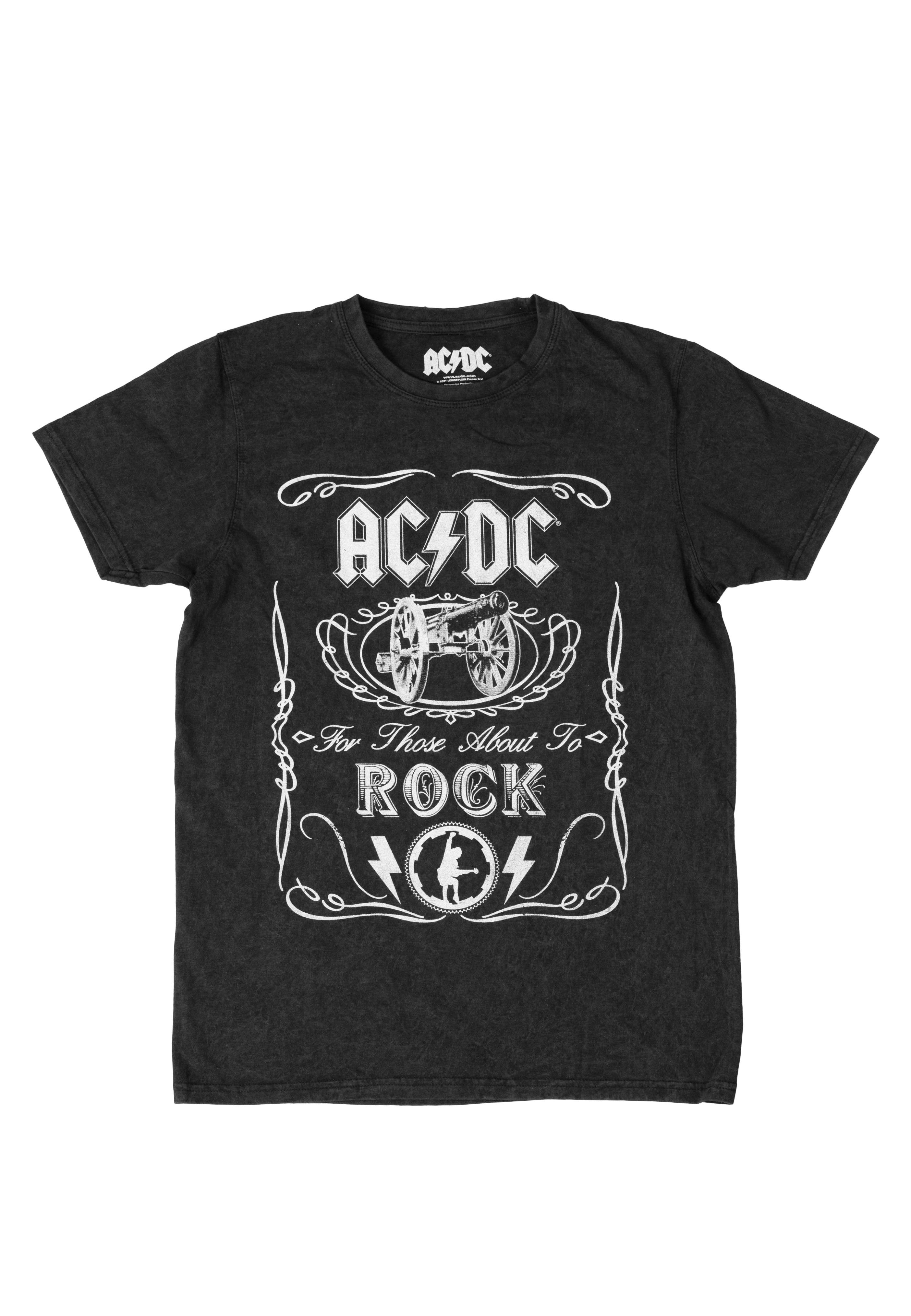 AC/DC - Cannon Swig Dip Dye - T-Shirt