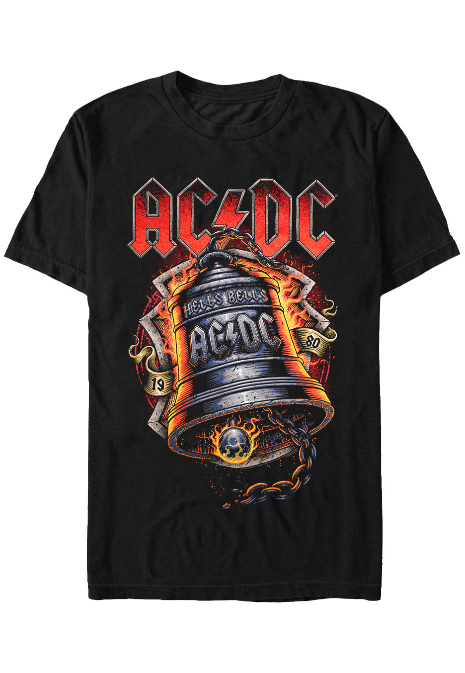 AC/DC - Hells Bells Flames - T-Shirt