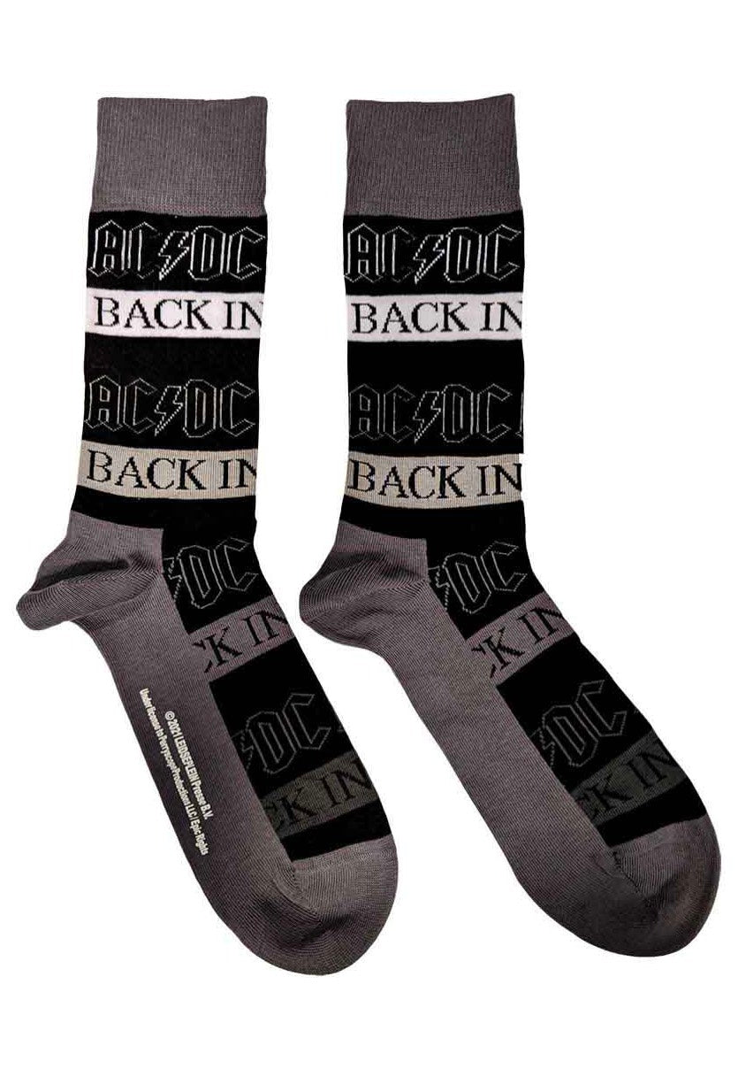AC/DC - Back In Black - Socks