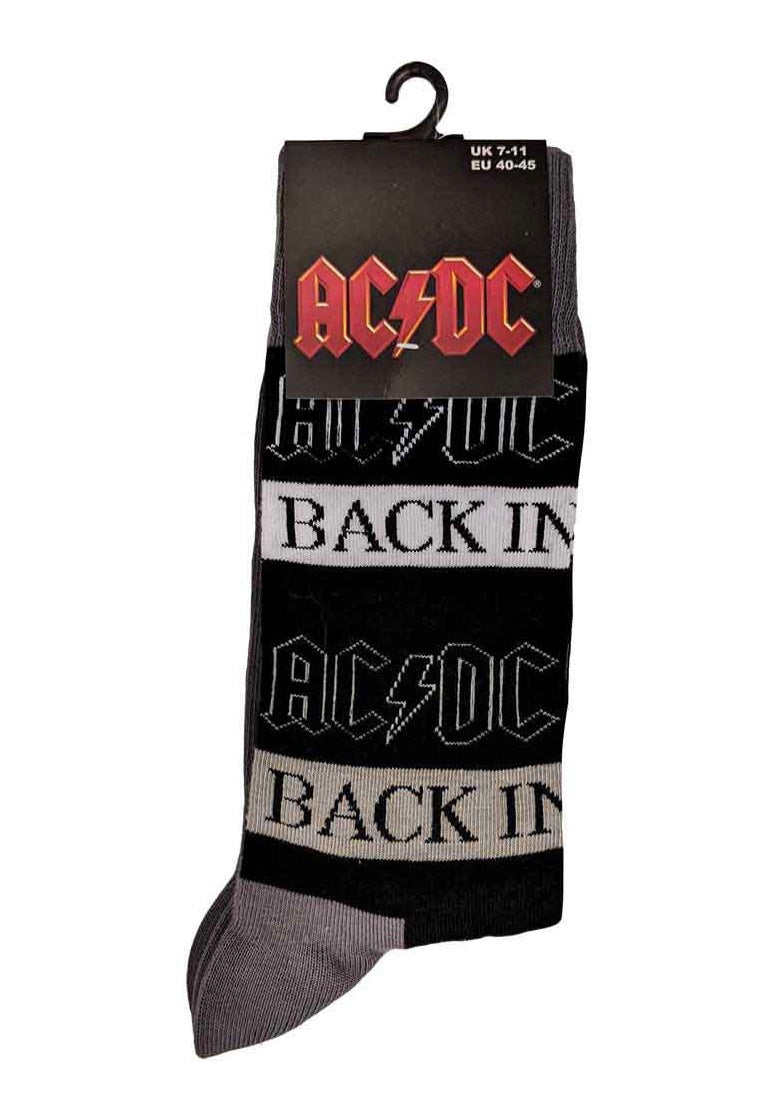 AC/DC - Back In Black - Socks