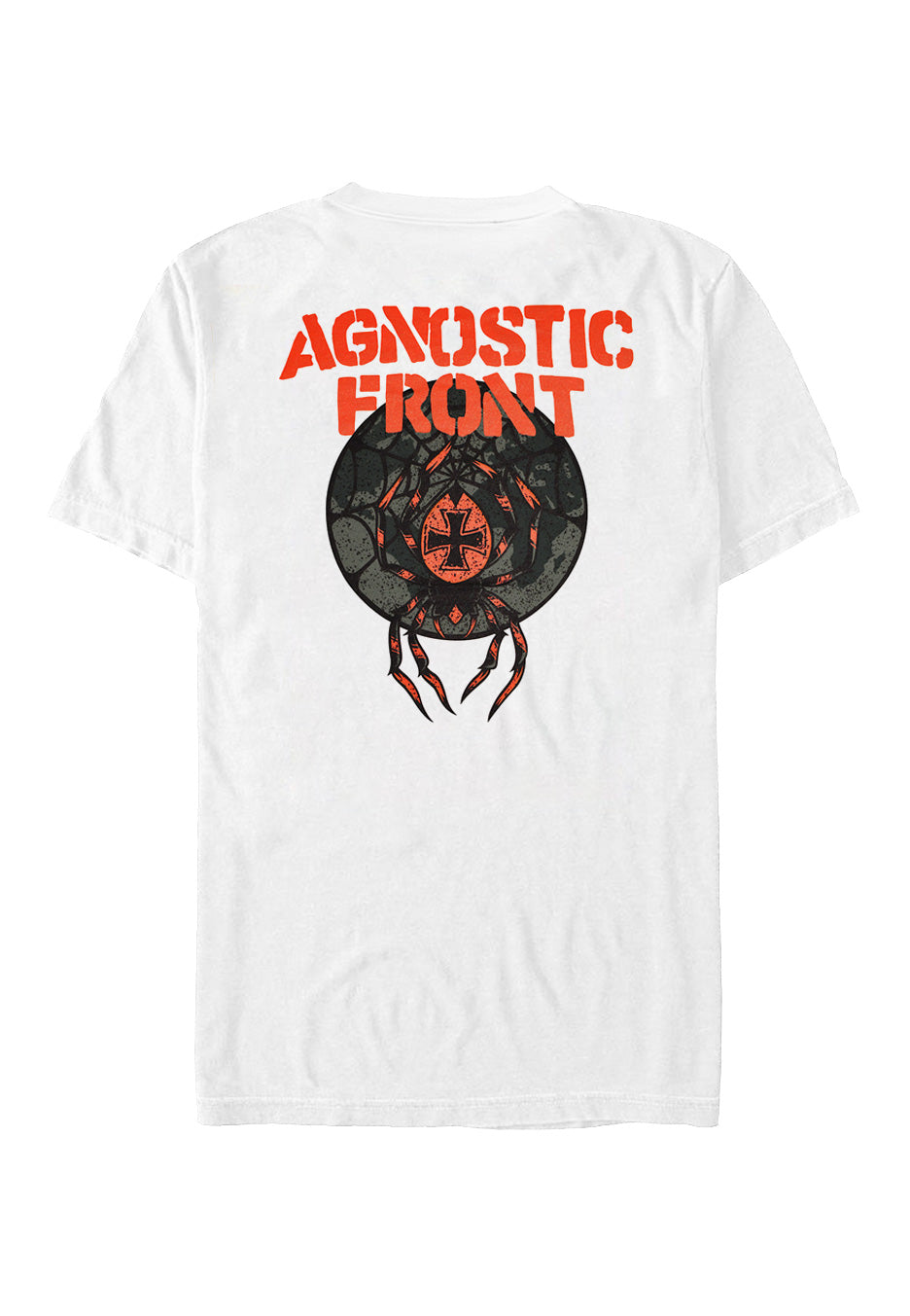 Agnostic Front - Spider White - T-Shirt