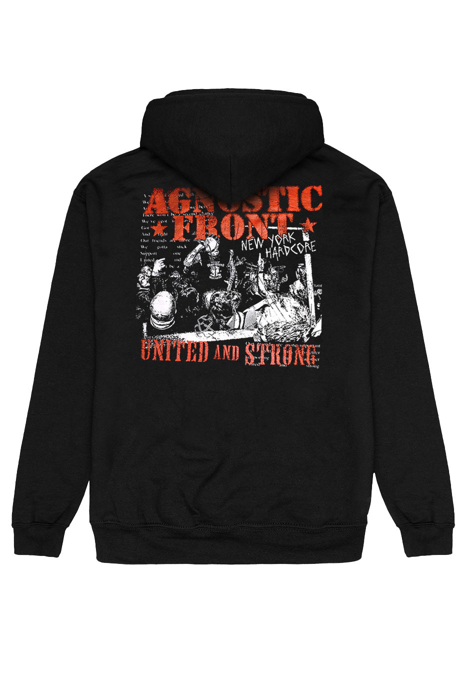 Agnostic Front - United And Strong - Hoodie