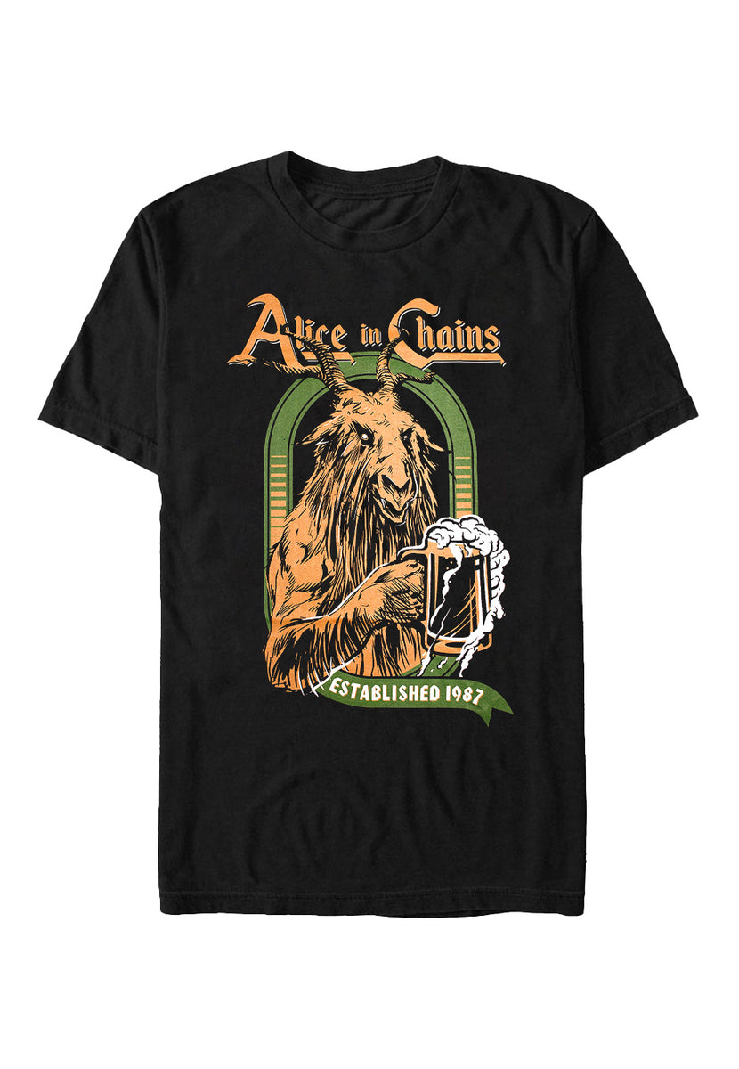T shirt alice in chains clearance