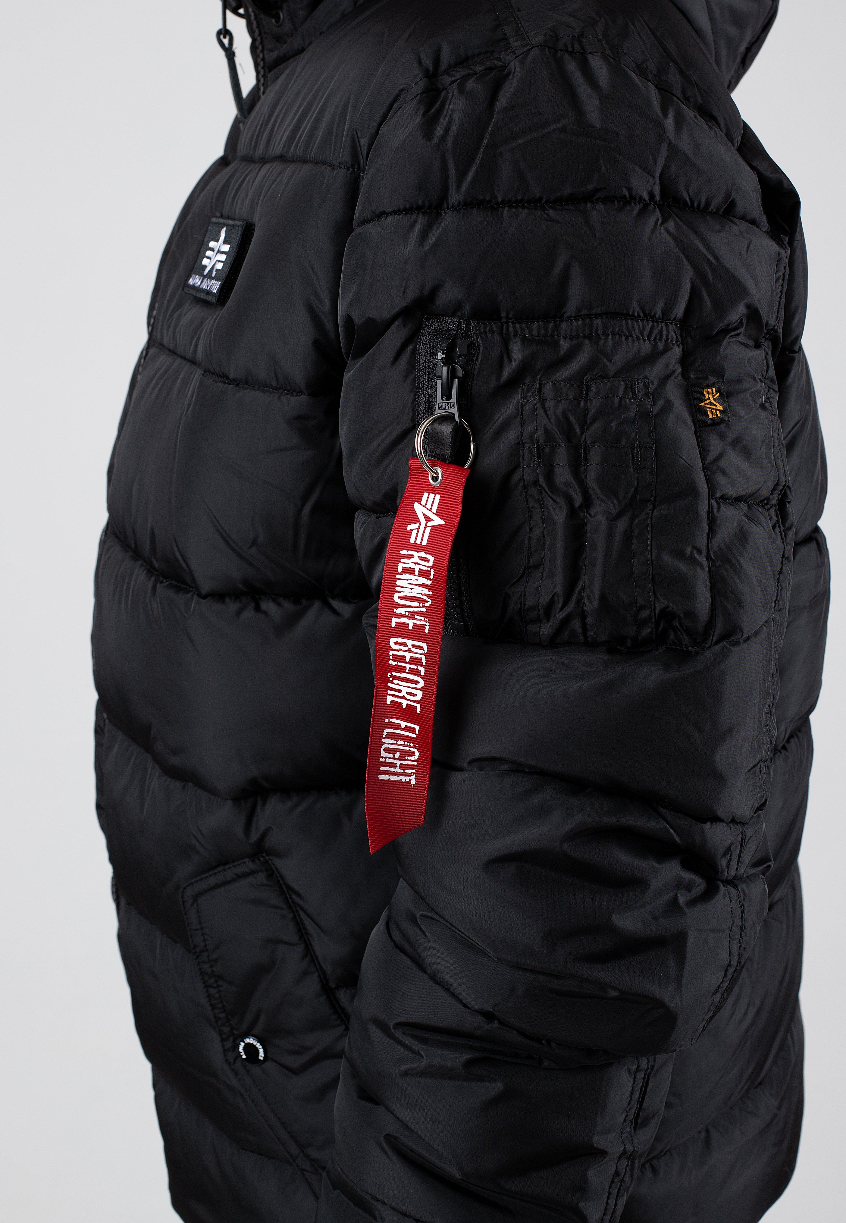 Alpha Industries - Hooded Puffer Alpha FD Black - Jacket