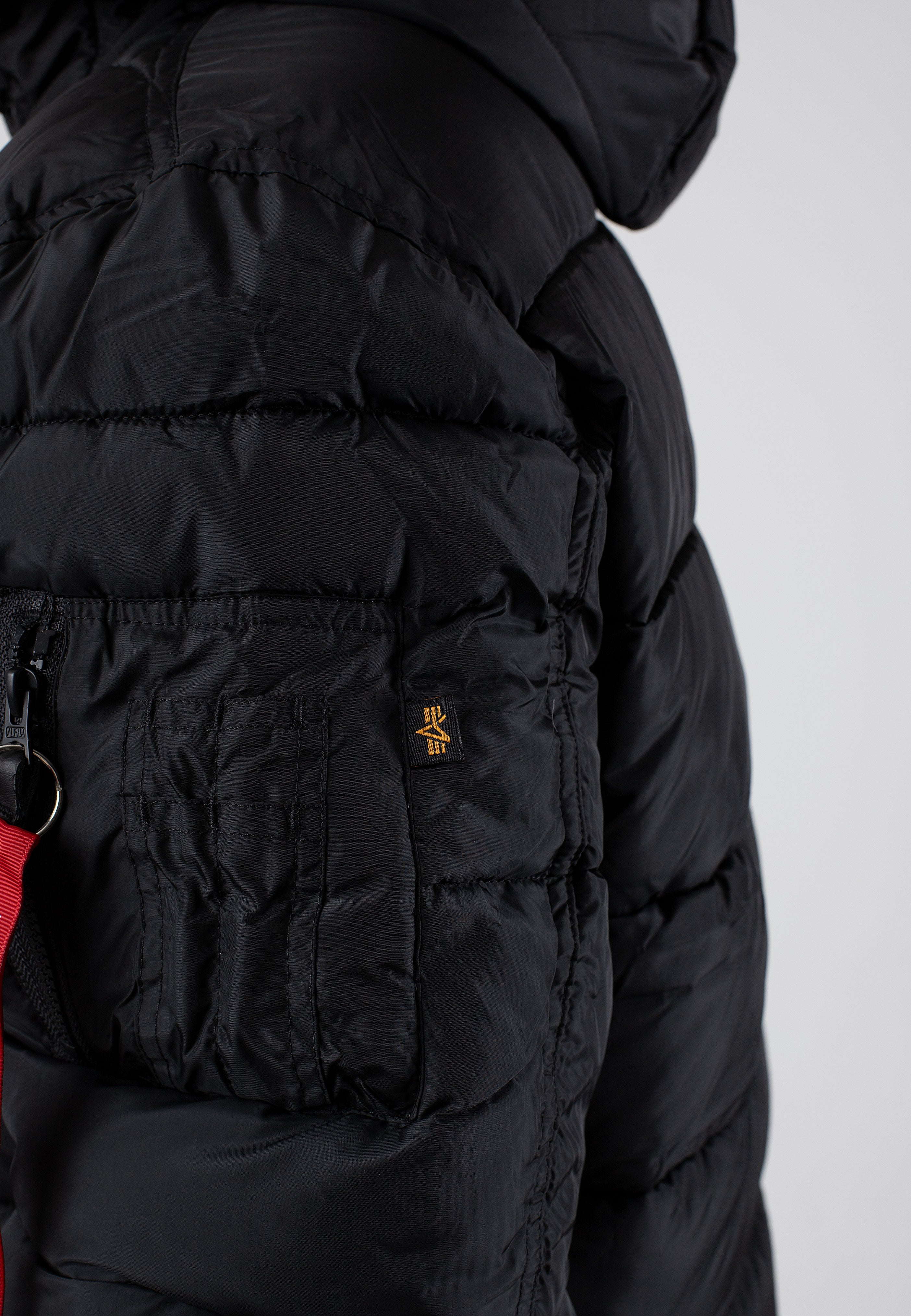 Alpha Industries - Hooded Puffer Alpha FD Black - Jacket