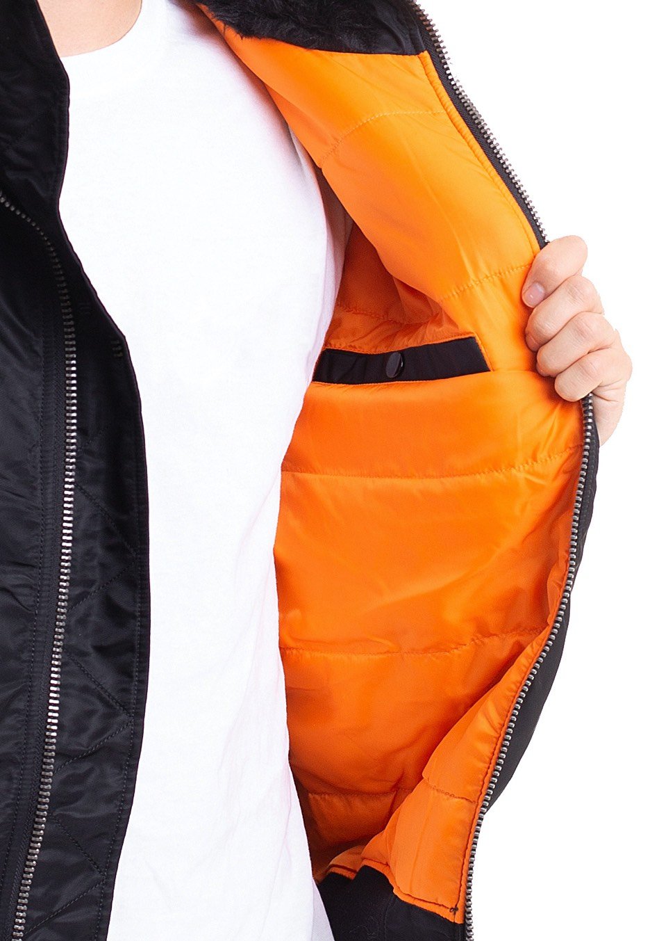 Alpha Industries - MA 1 Hooded Black - Jacket | Nuclear Blast