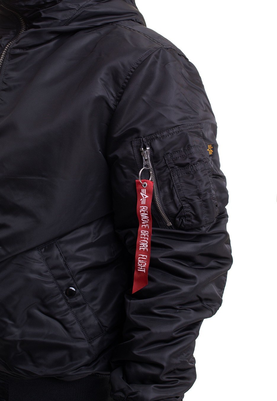 Alpha Industries - MA 1 Hooded Black - Jacket | Nuclear Blast