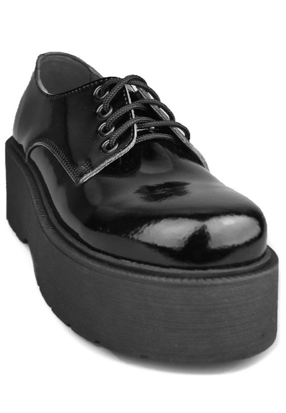 Black patent shoes women's deals