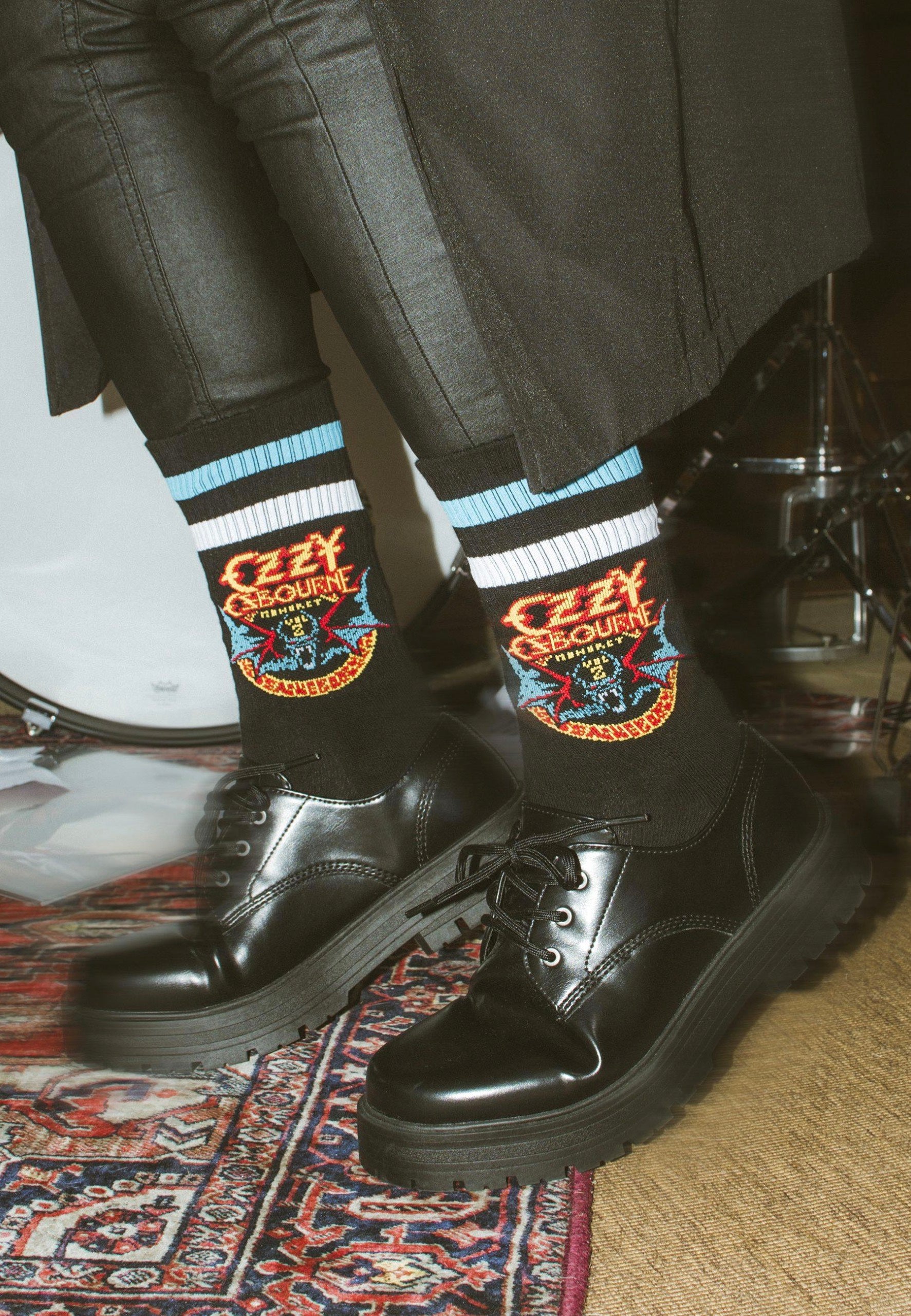 American Socks x Ozzy Osbourne - Bat Mid High - Socks | Neutral-Image