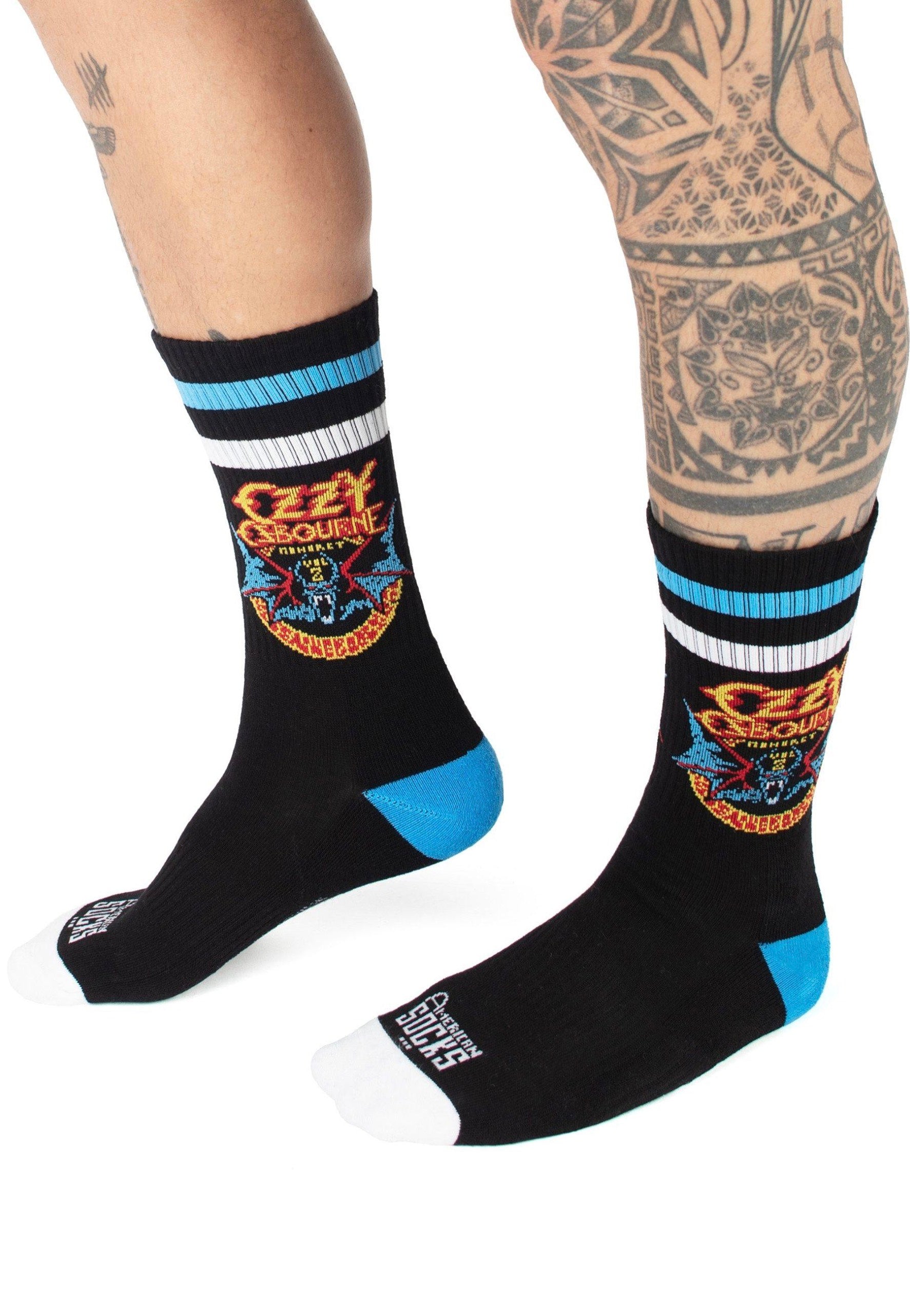 American Socks x Ozzy Osbourne - Bat Mid High - Socks | Neutral-Image