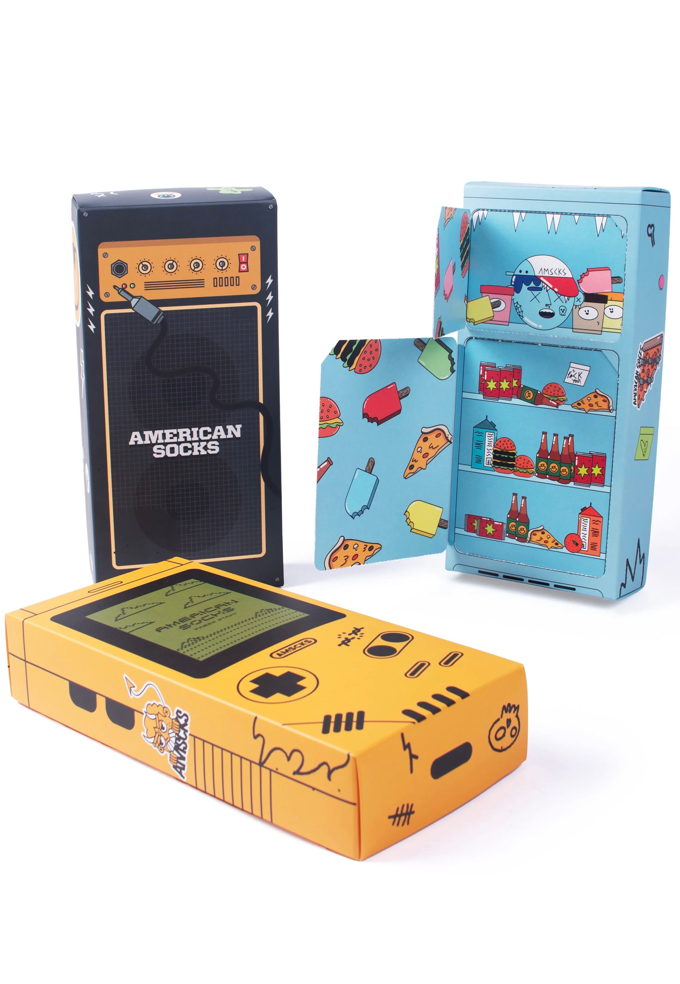 American Socks - Gamer Box Yellow - Giftbox | Neutral-Image