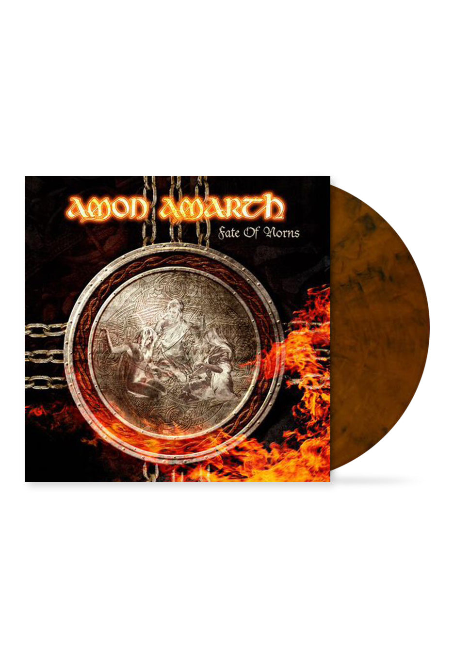 Amon Amarth Fate Of Norns Ochre Brown Marbled Vinyl