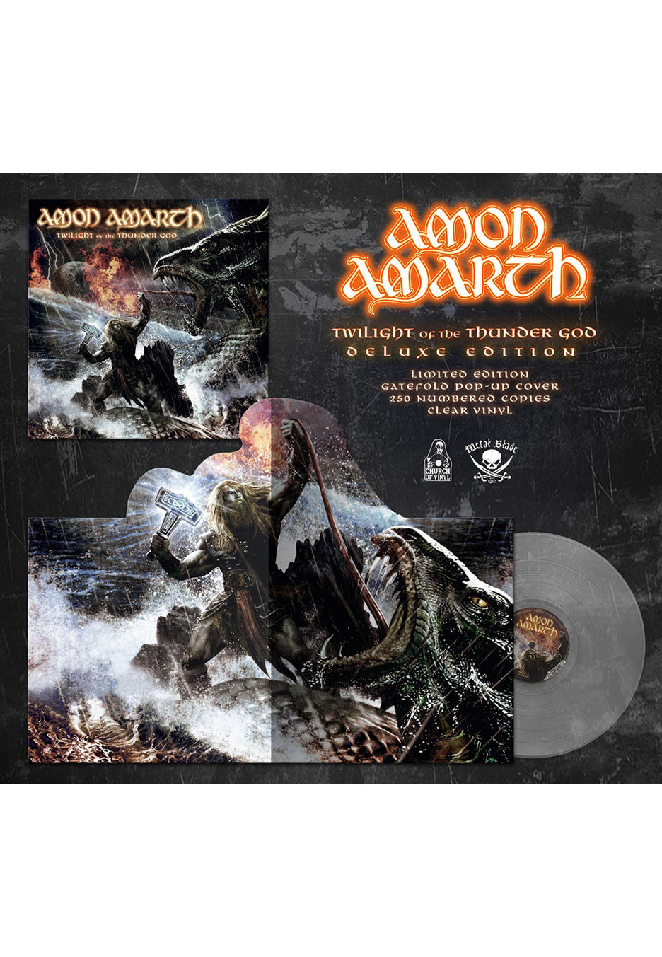 Amon Amarth - Twilight Of The Thunder God Clear - Colored Vinyl