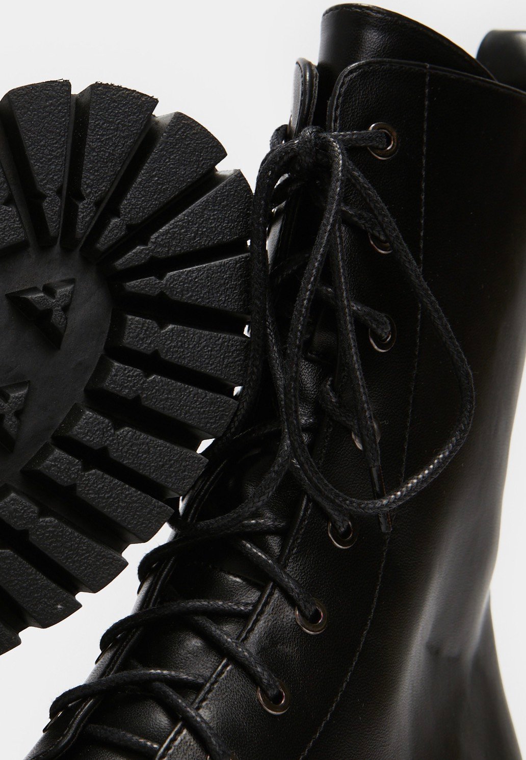 Koi Footwear - Anchor Military Lace Up Black - Girl Shoes
