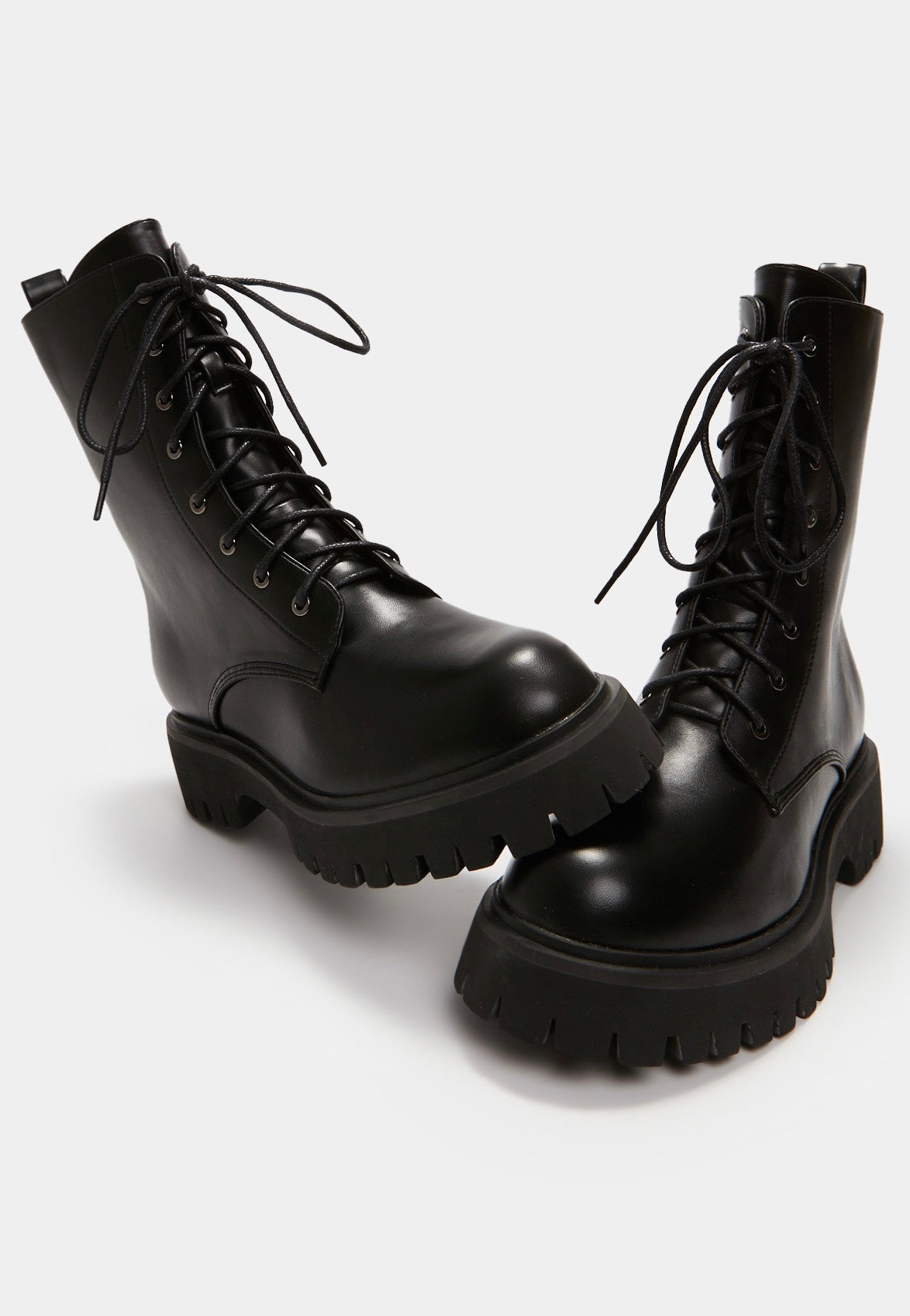 Koi Footwear - Anchor Military Lace Up Black - Girl Shoes