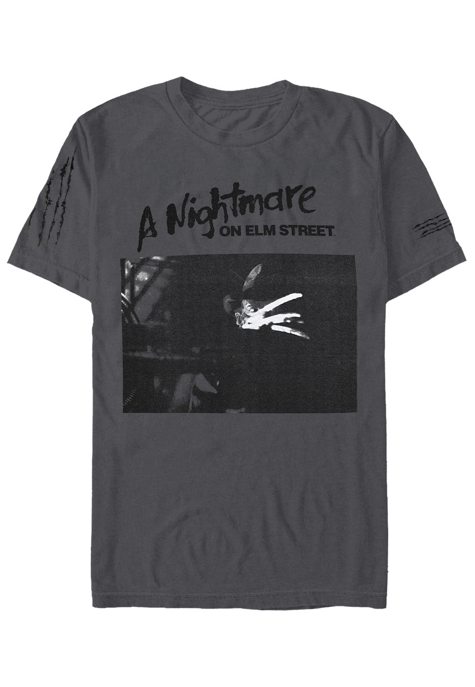 A Nightmare On Elm Street - Sleeve Scratch Grey - T-Shirt | Neutral-Image