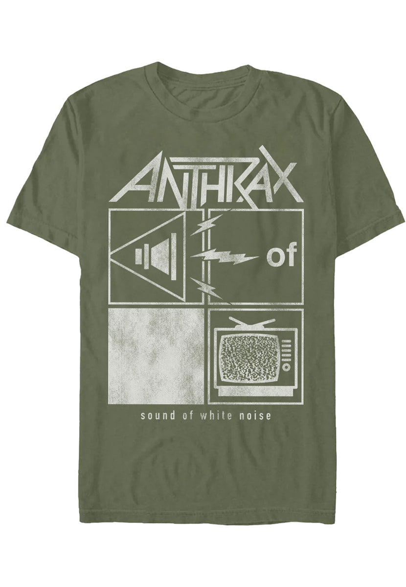 Anthrax - Noise Symbols Military Green - T-Shirt | Nuclear Blast