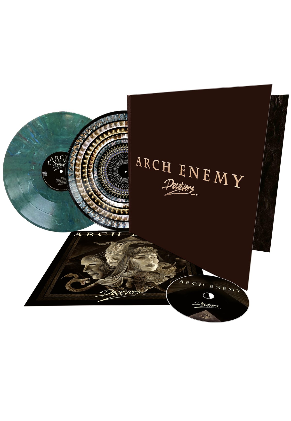 Arch Enemy Deceivers Ltd. Deluxe Artbook 2 Vinyl + CD