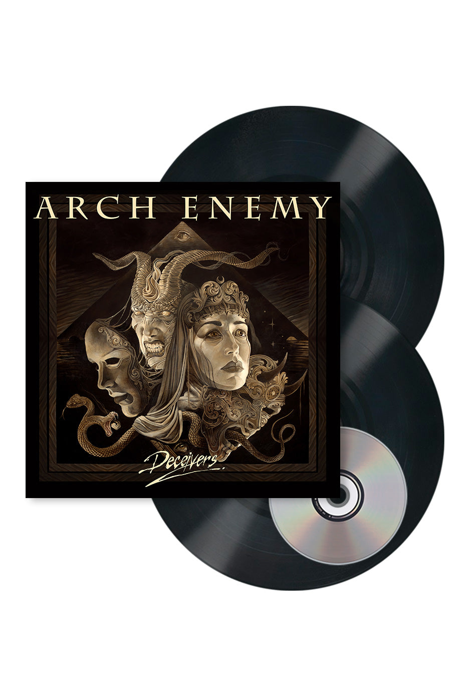 Arch Enemy Deceivers Ltd. Deluxe Artbook 2 Vinyl + CD