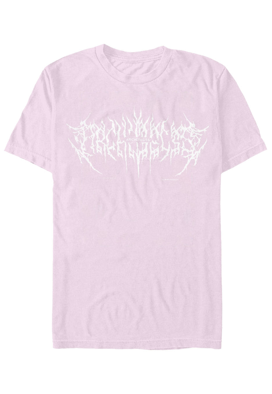 Architects - Gothic Logo Light Pink - T-Shirt | Nuclear Blast