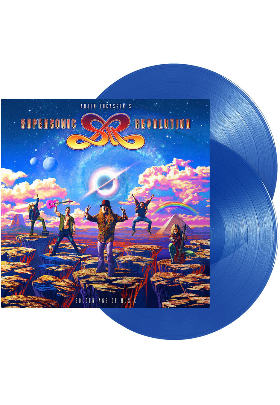 Arjen Lucassen's Supersonic Revolution - Golden Age Of Music Blue - Colored 2 Vinyl