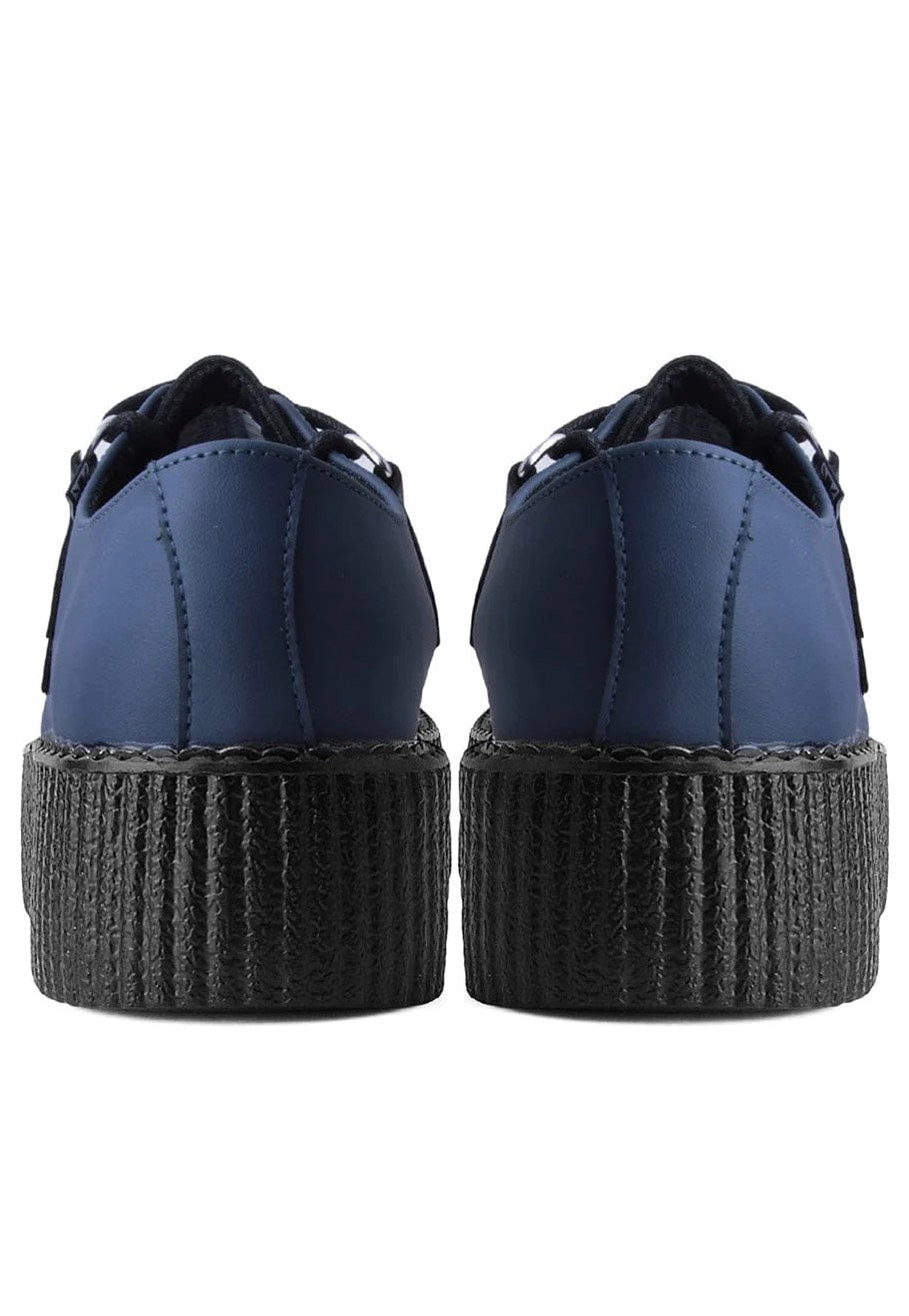 T.U.K. - Viva High Creeper Night Blue Vegan - Girl Shoes | Nuclear