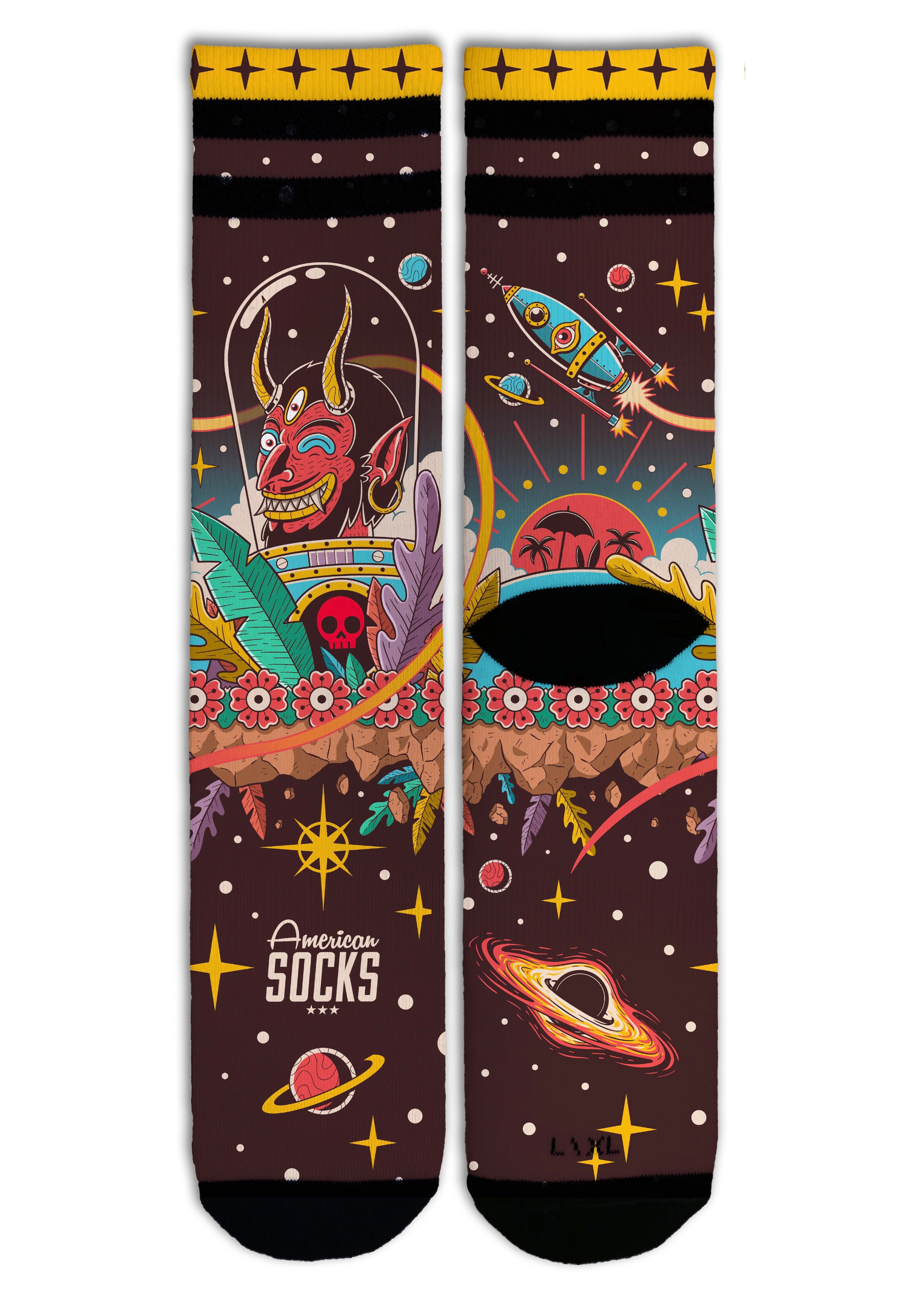 American Socks - Space Holidays Mid High Multi - Socks