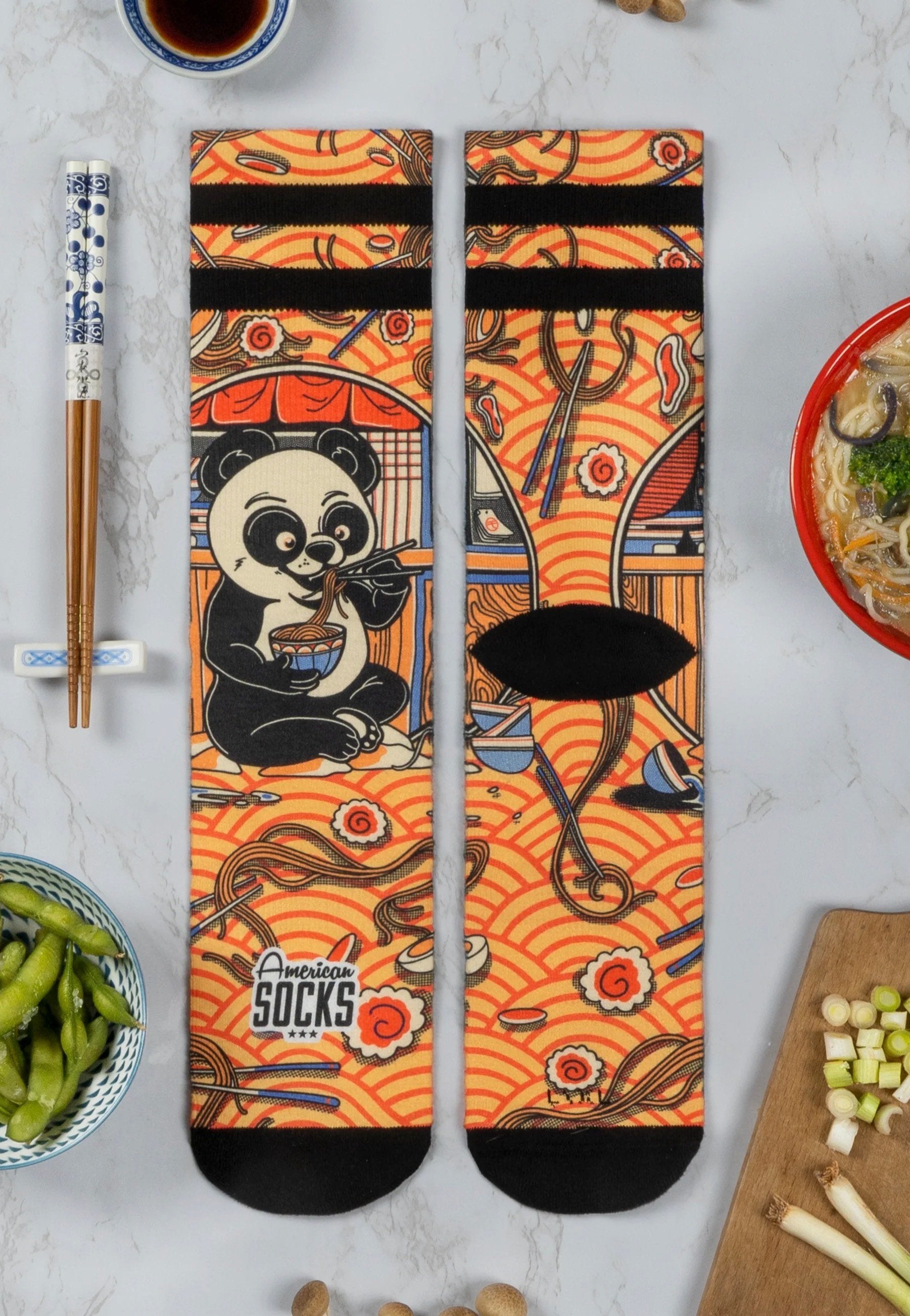 American Socks - Panda Mid High - Socks