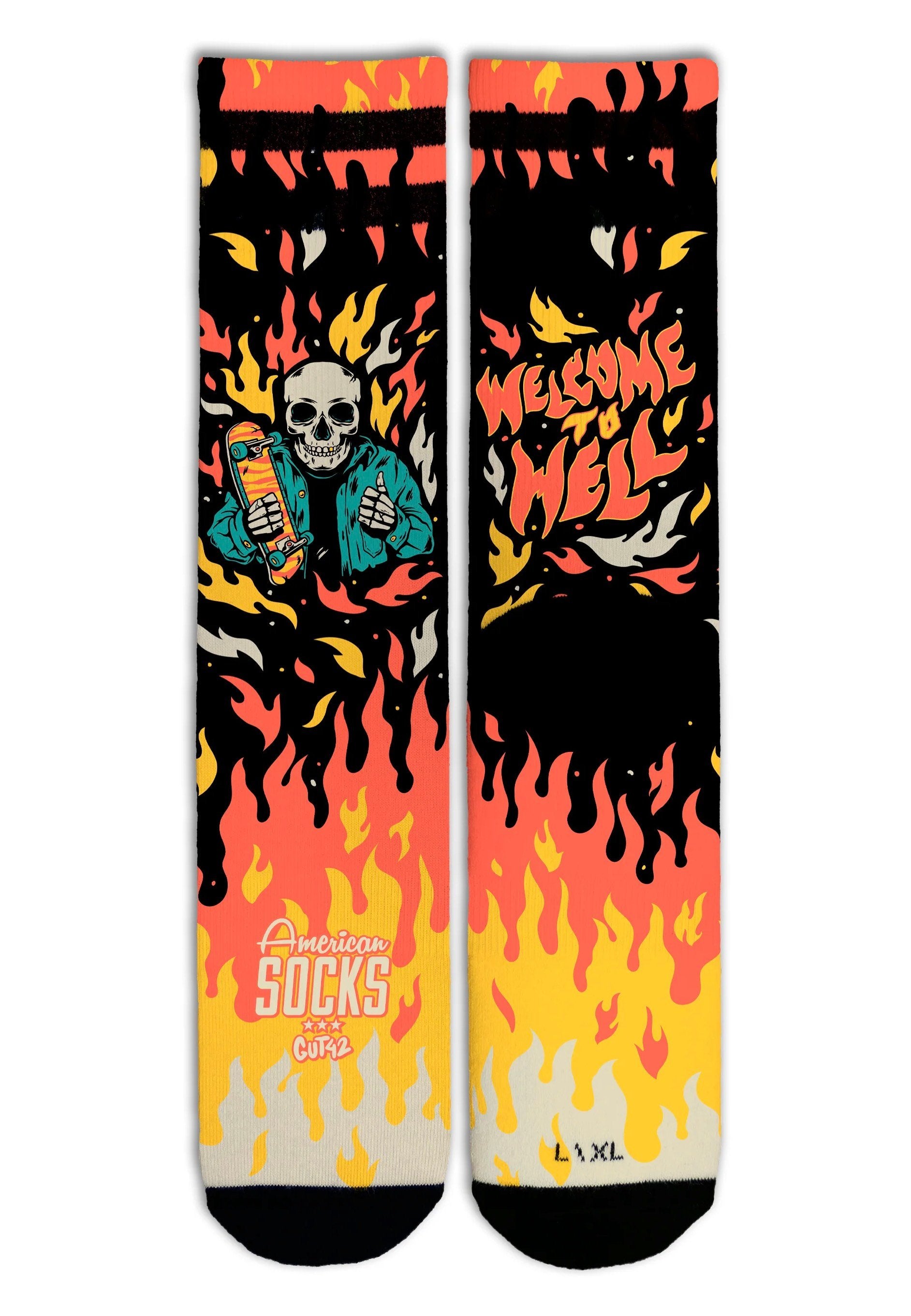 American Socks - Welcome To Hell Mid High - Socks