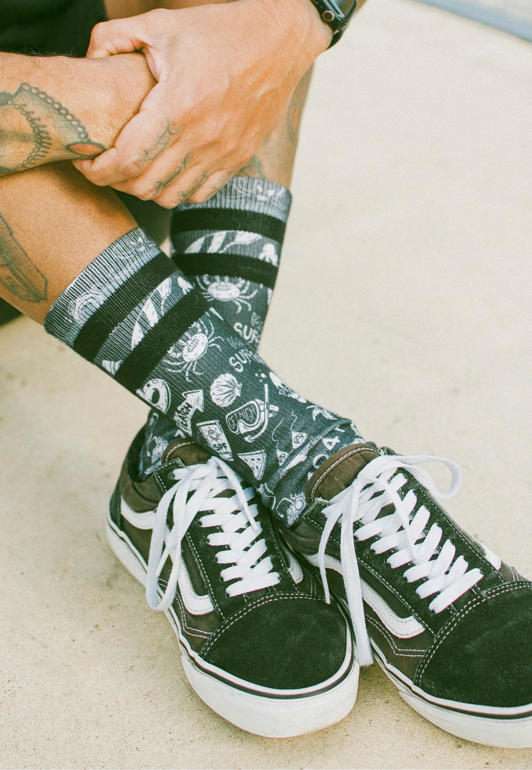 American Socks - Hella Hot Mid High  - Socks | Neutral-Image