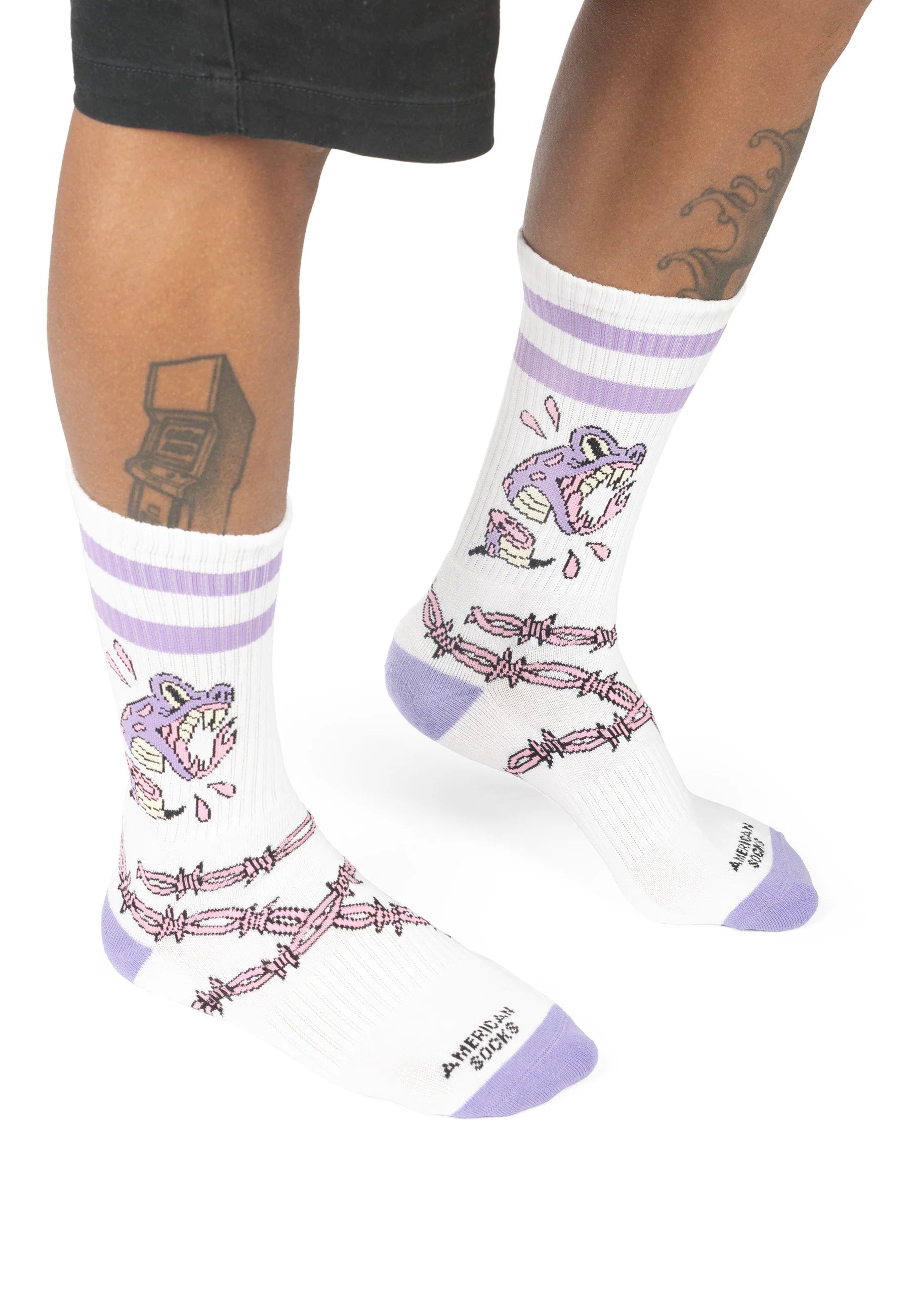 American Socks - Snake Bite Mid High - Socks | Neutral-Image