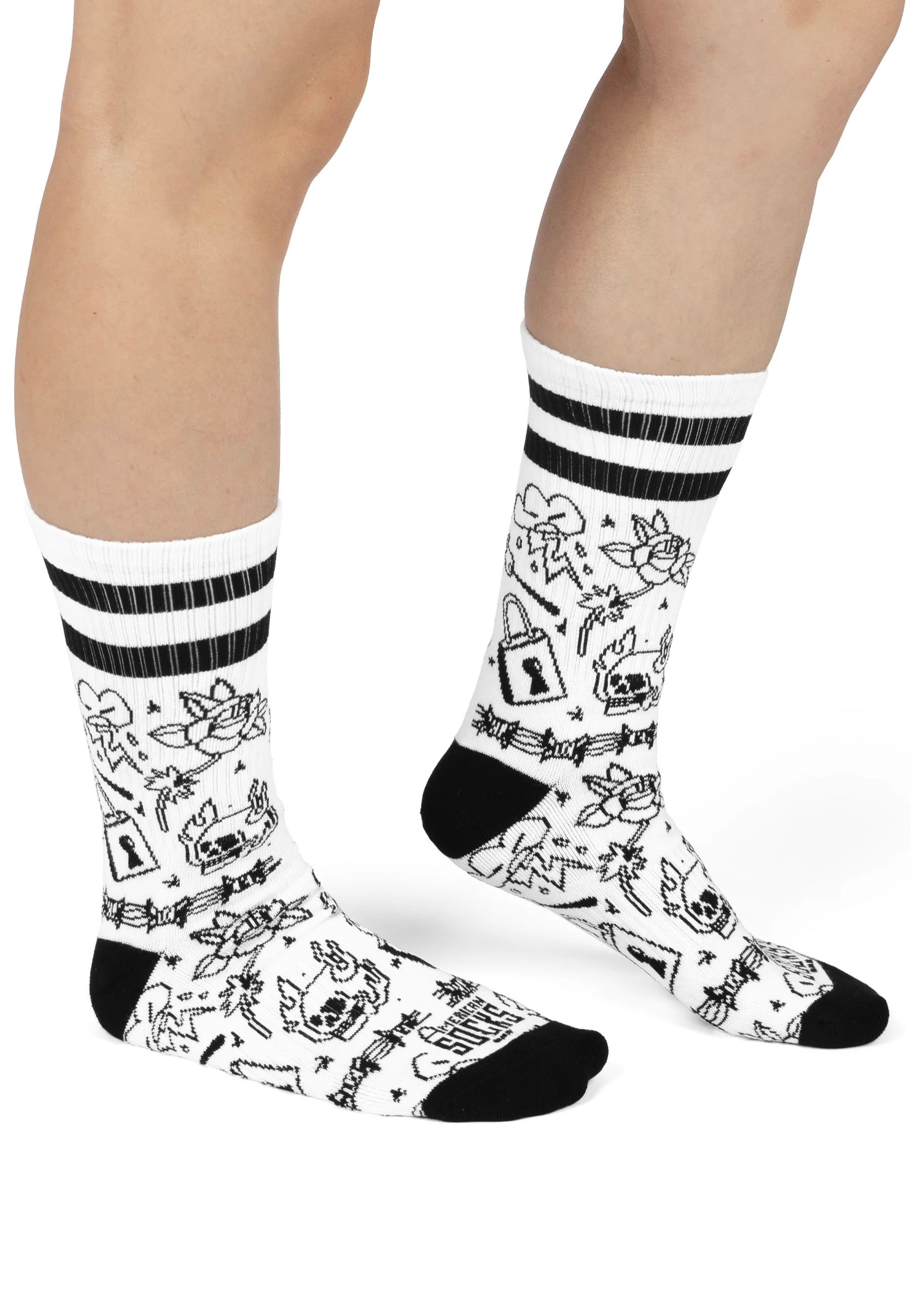 American Socks - Burning Rage Mid High - Socks | Neutral-Image