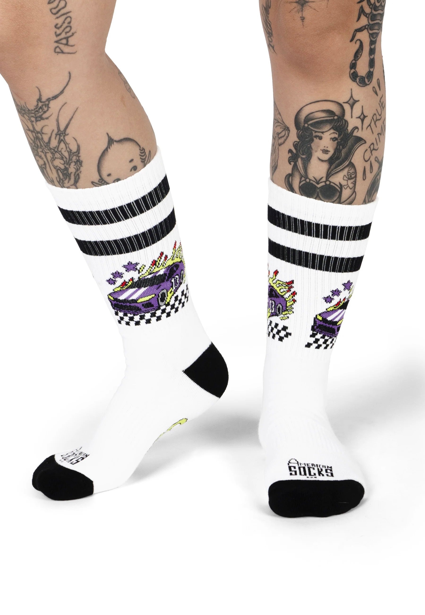 American Socks - Nascar Mid High - Socks | Neutral-Image