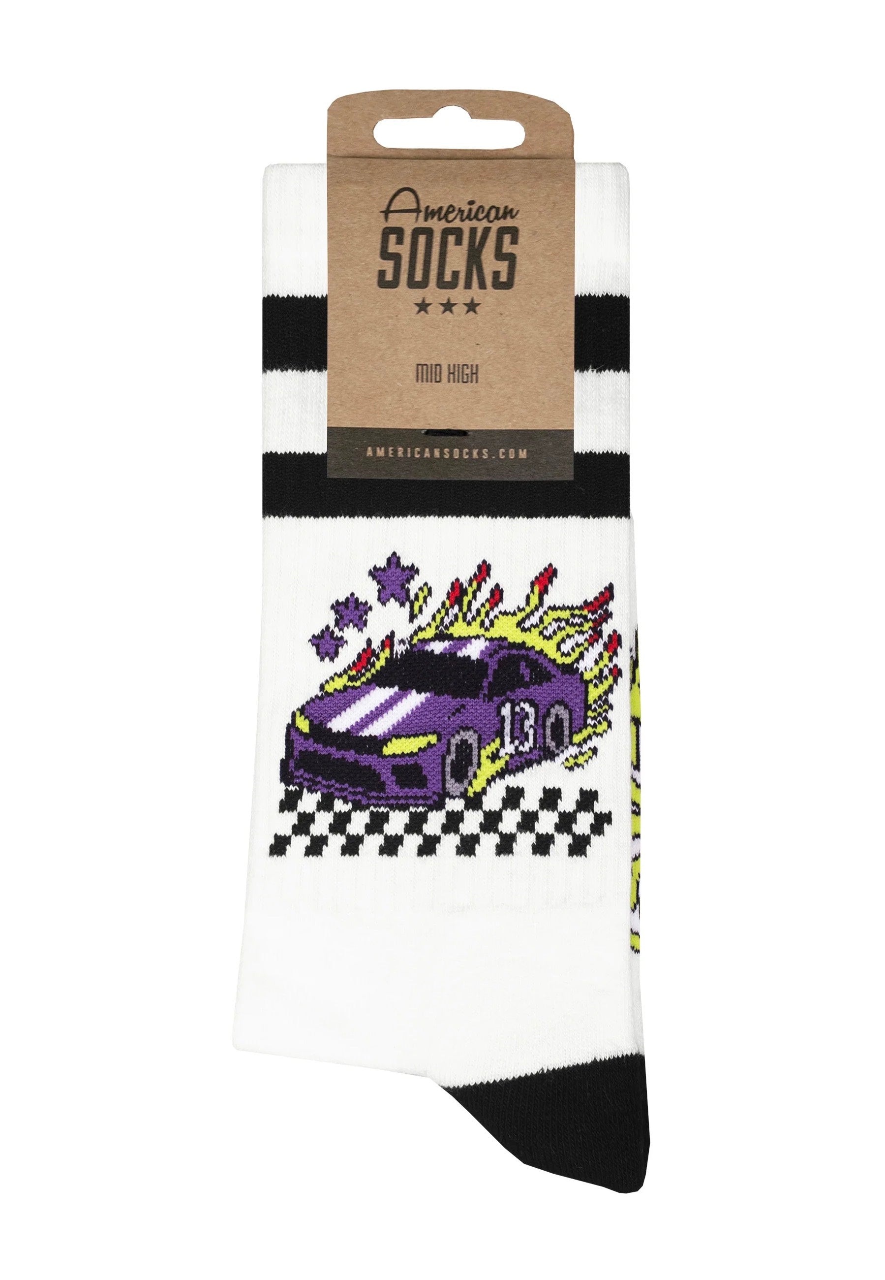 American Socks - Nascar Mid High - Socks | Neutral-Image