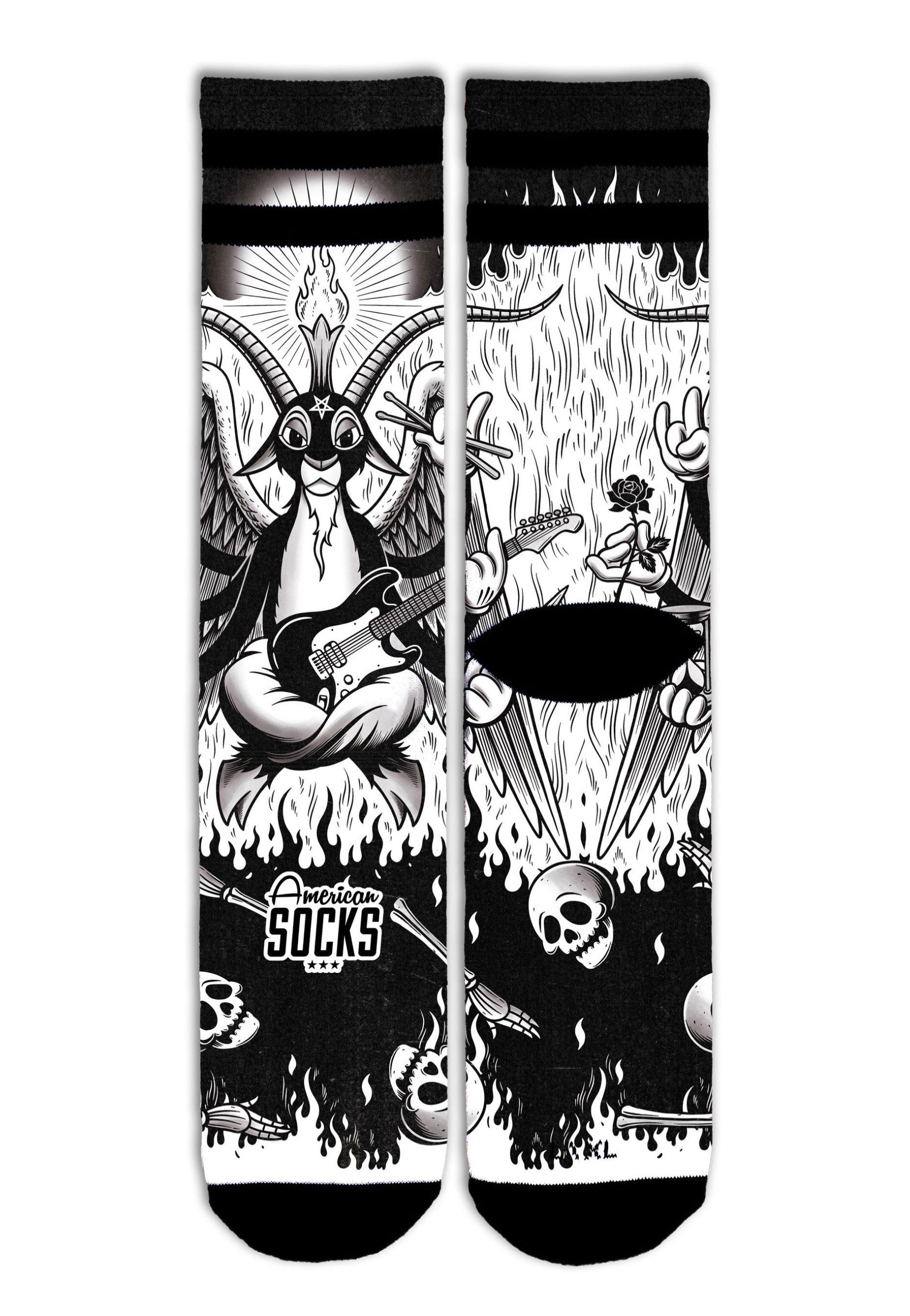 American Socks - Baphomet Mid High - Socks | Neutral-Image