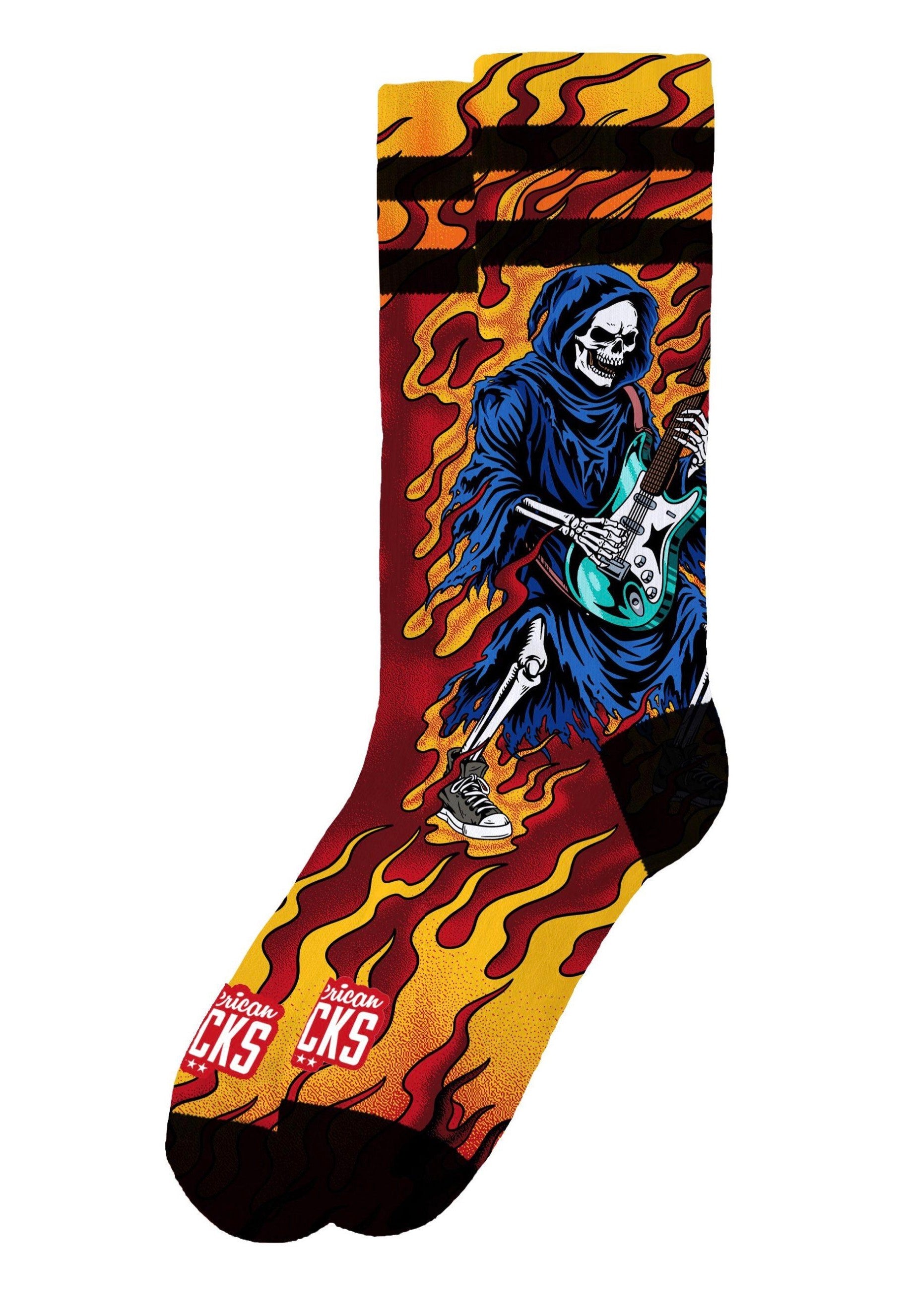 American Socks - Rock Till Death Mid High - Socks | Neutral-Image
