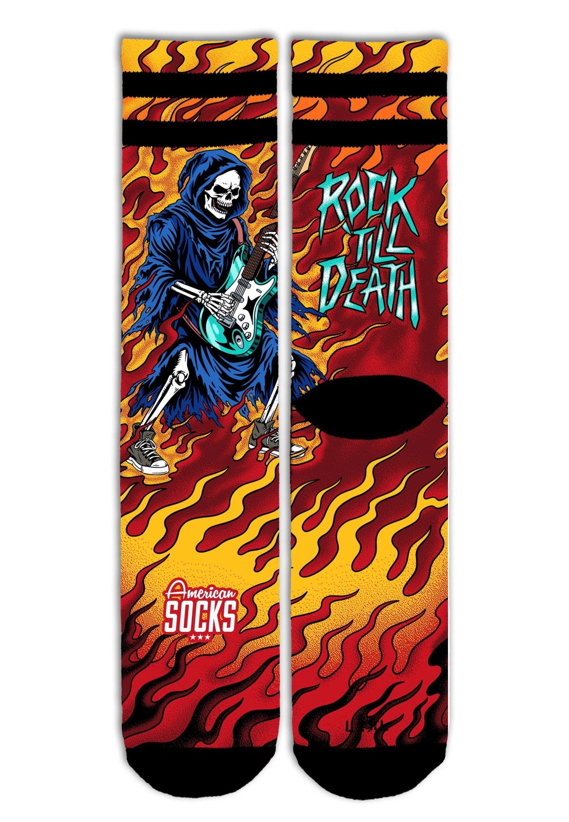 American Socks - Rock Till Death Mid High - Socks | Neutral-Image