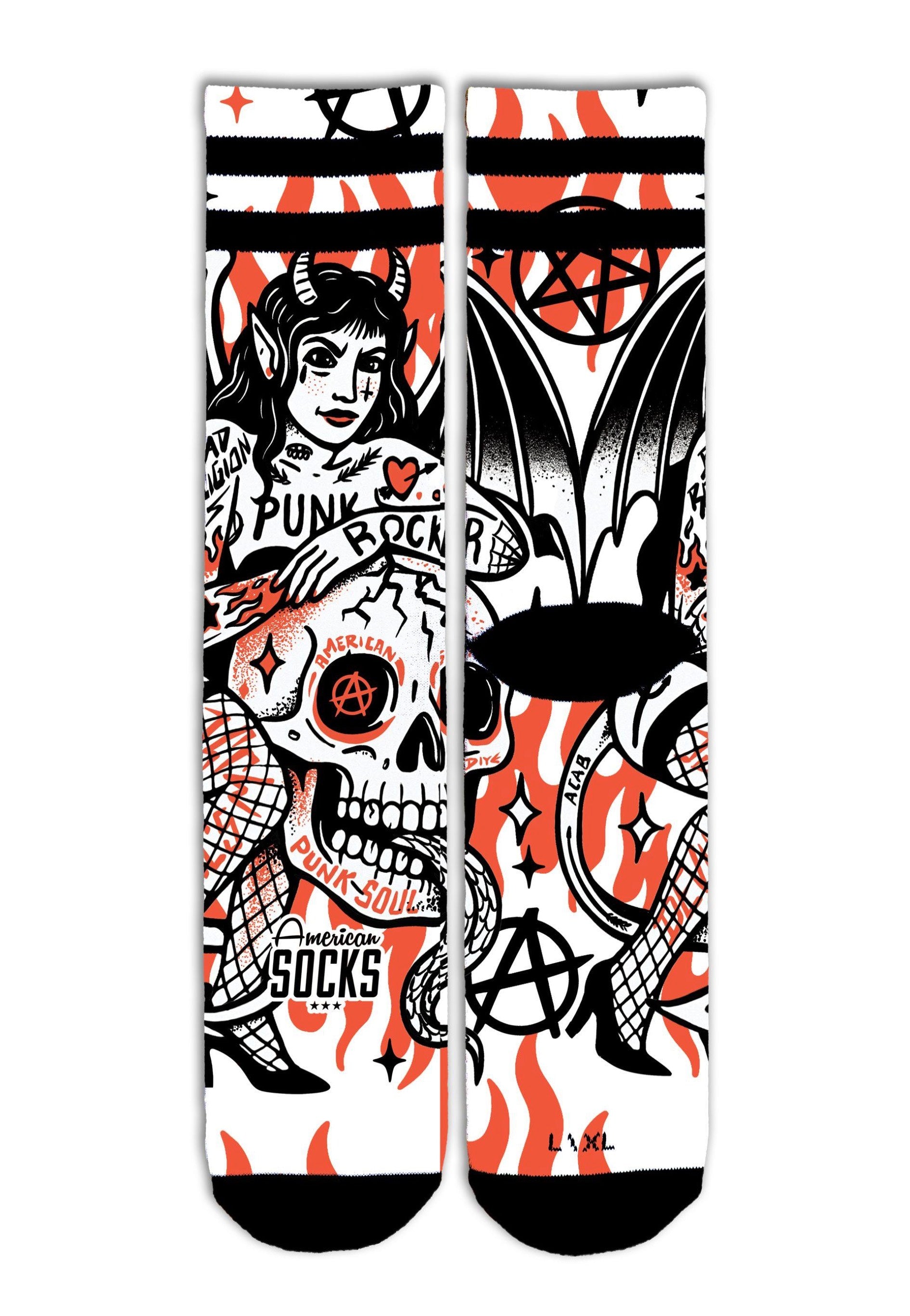 American Socks - Devil's Muse Mid High - Socks | Neutral-Image