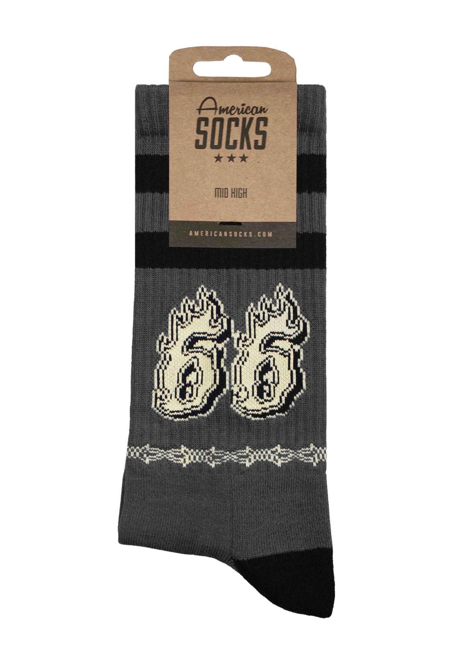 American Socks - Nightblade Mid High - Socks | Neutral-Image