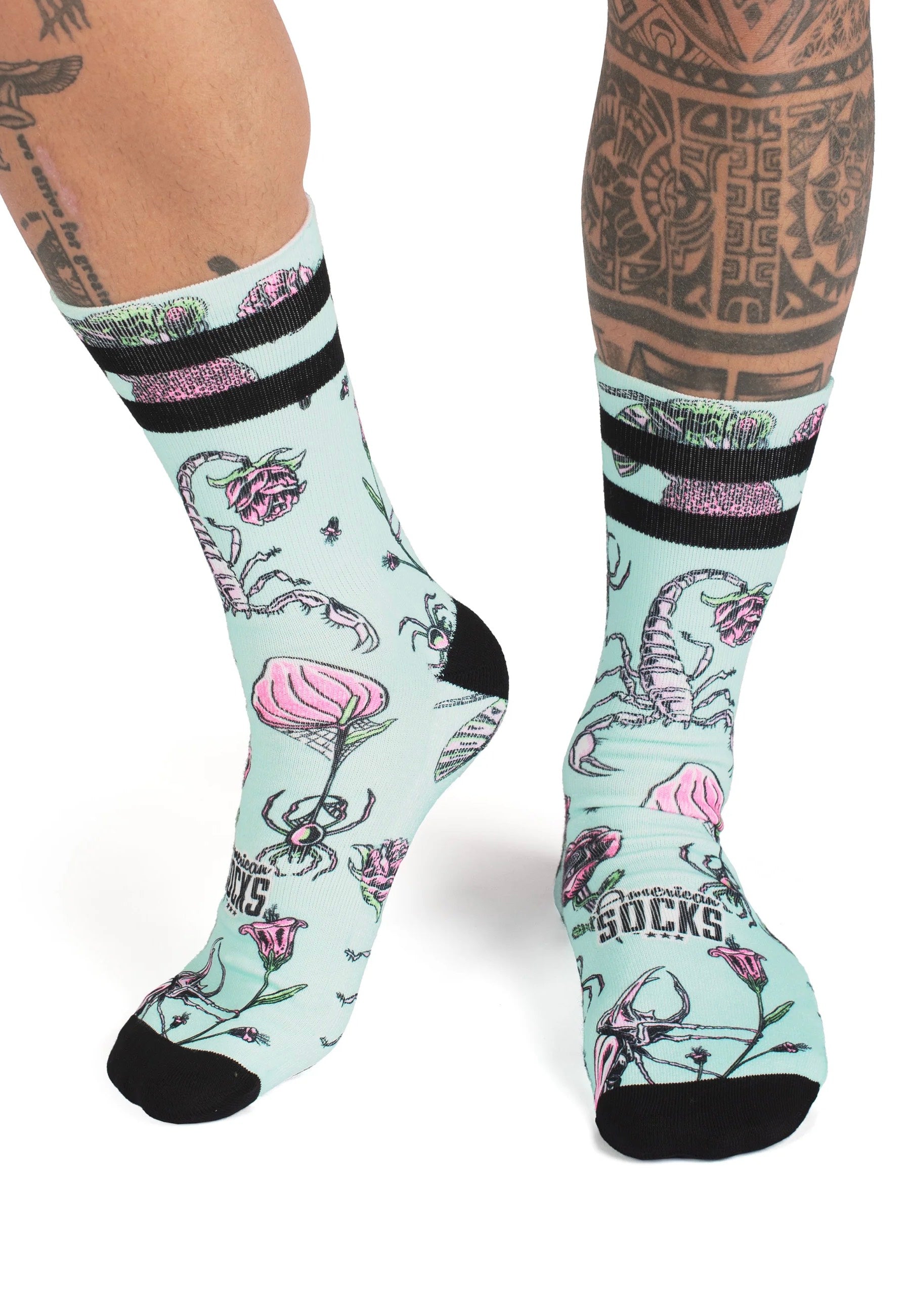 American Socks - Venom Garden Mid High - Socks | Neutral-Image