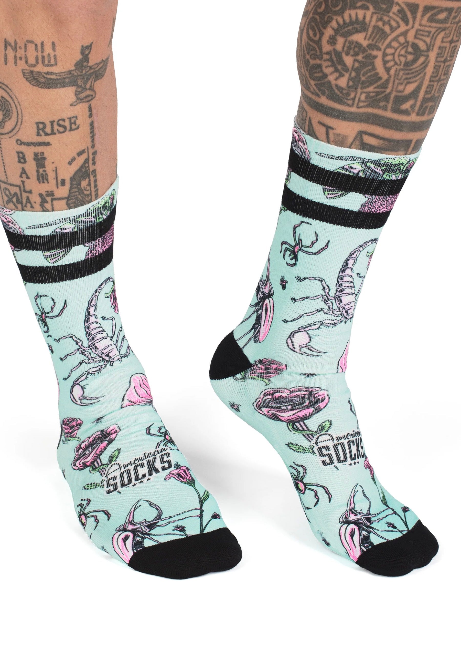 American Socks - Venom Garden Mid High - Socks | Neutral-Image