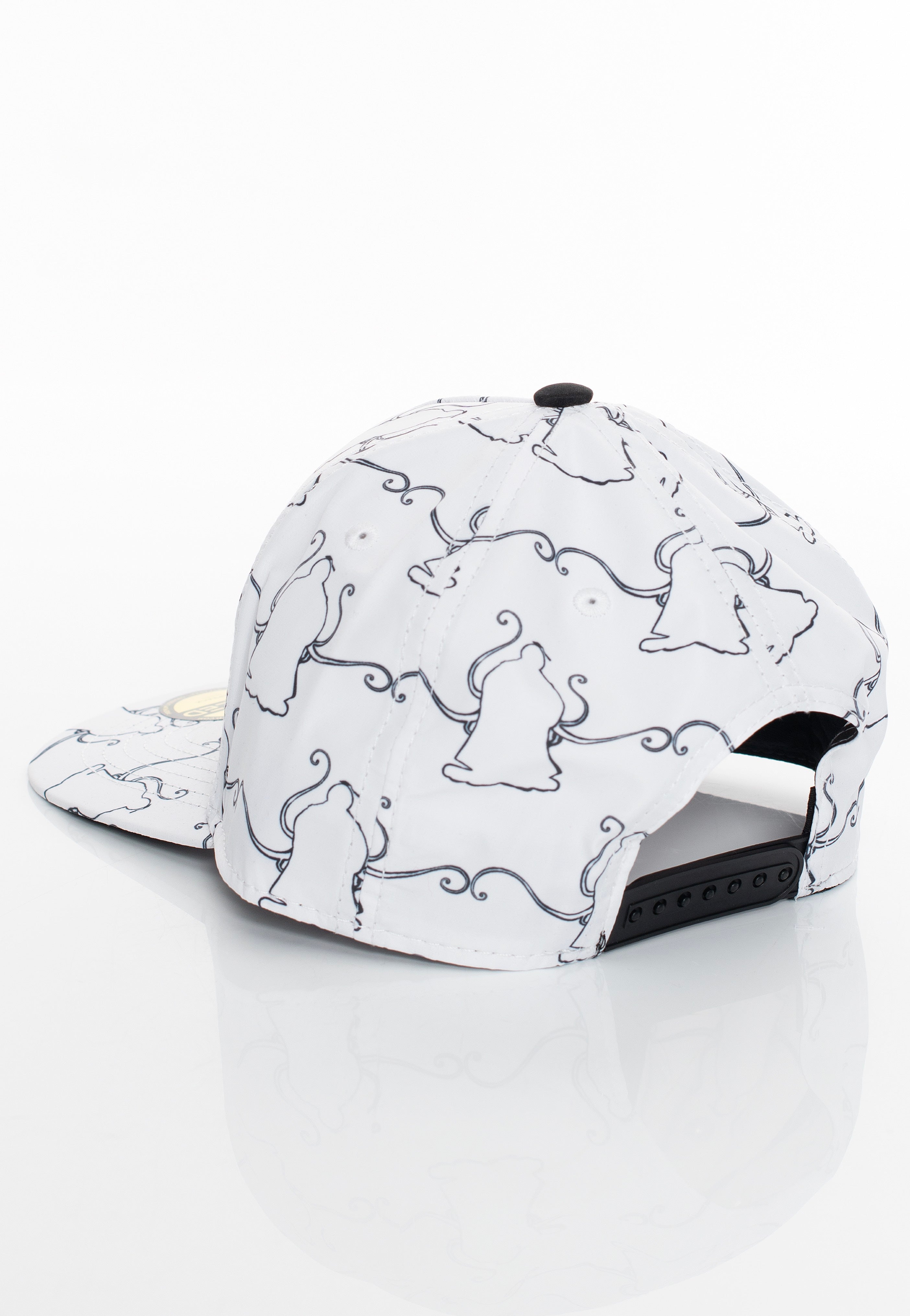 Assassination Classroom - Koro Sensei Line Art White - Cap | Neutral-Image