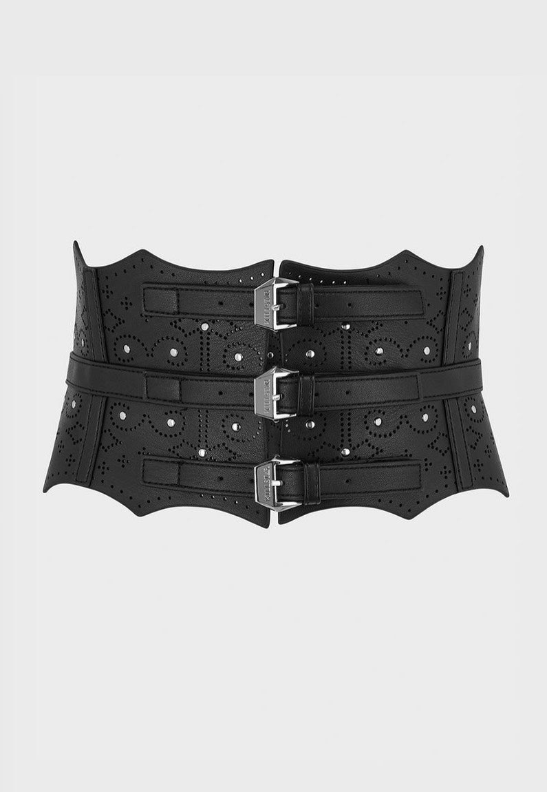 Killstar At Twilight Corset Black Gürtel