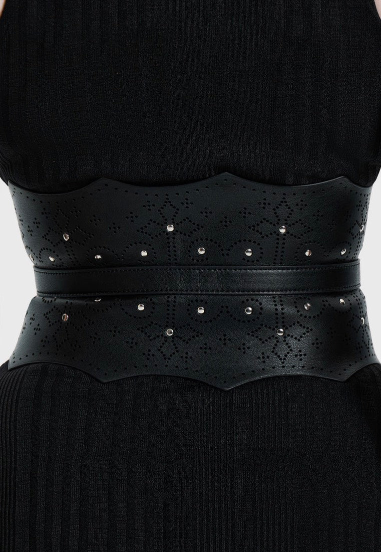 Killstar At Twilight Corset Black Gürtel