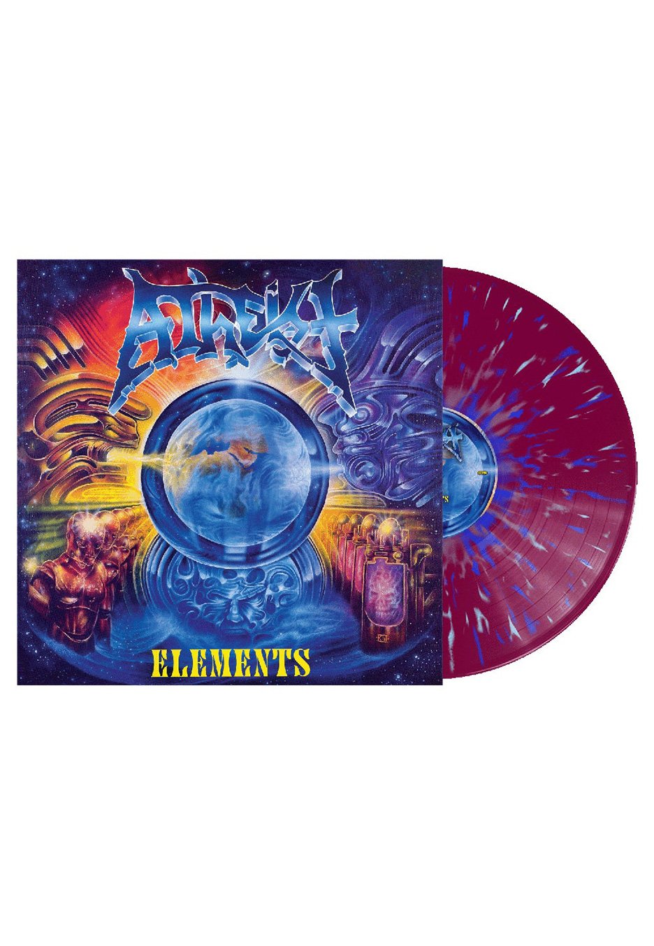Atheist - Elements Blue/Yellow - Splattered Vinyl