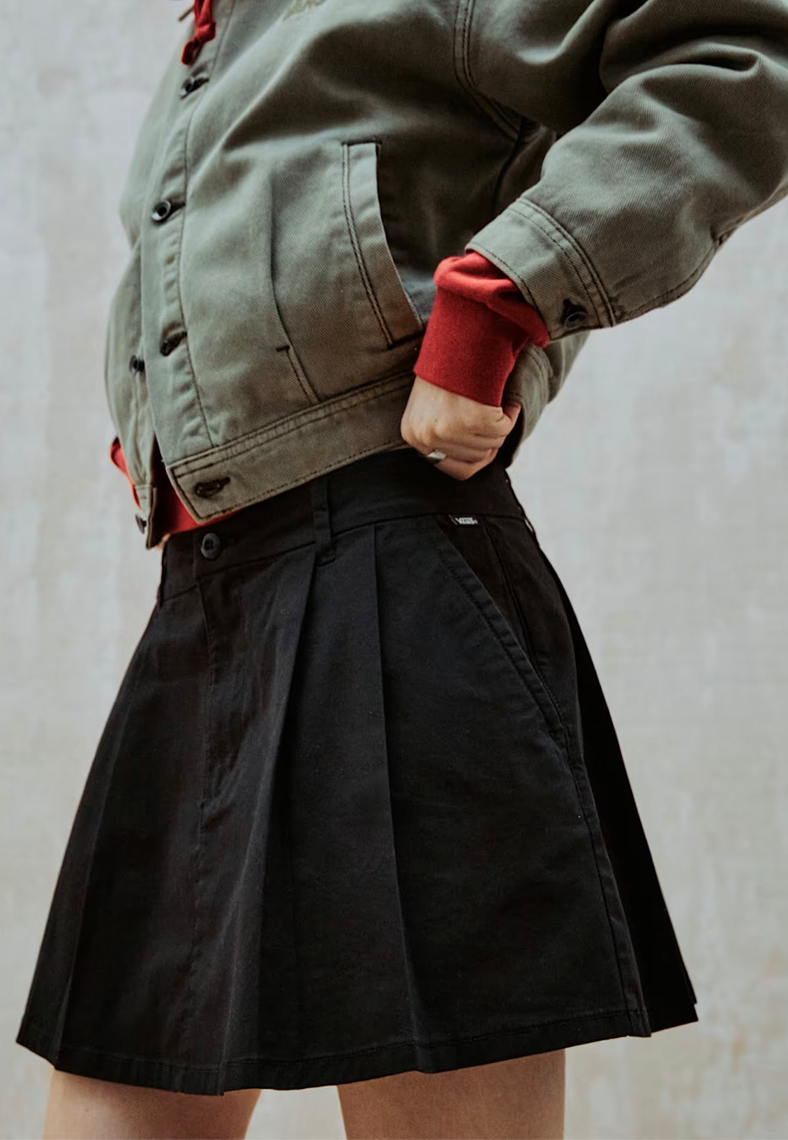 Vans - Authentic Chino Black - Skirt | Women-Image