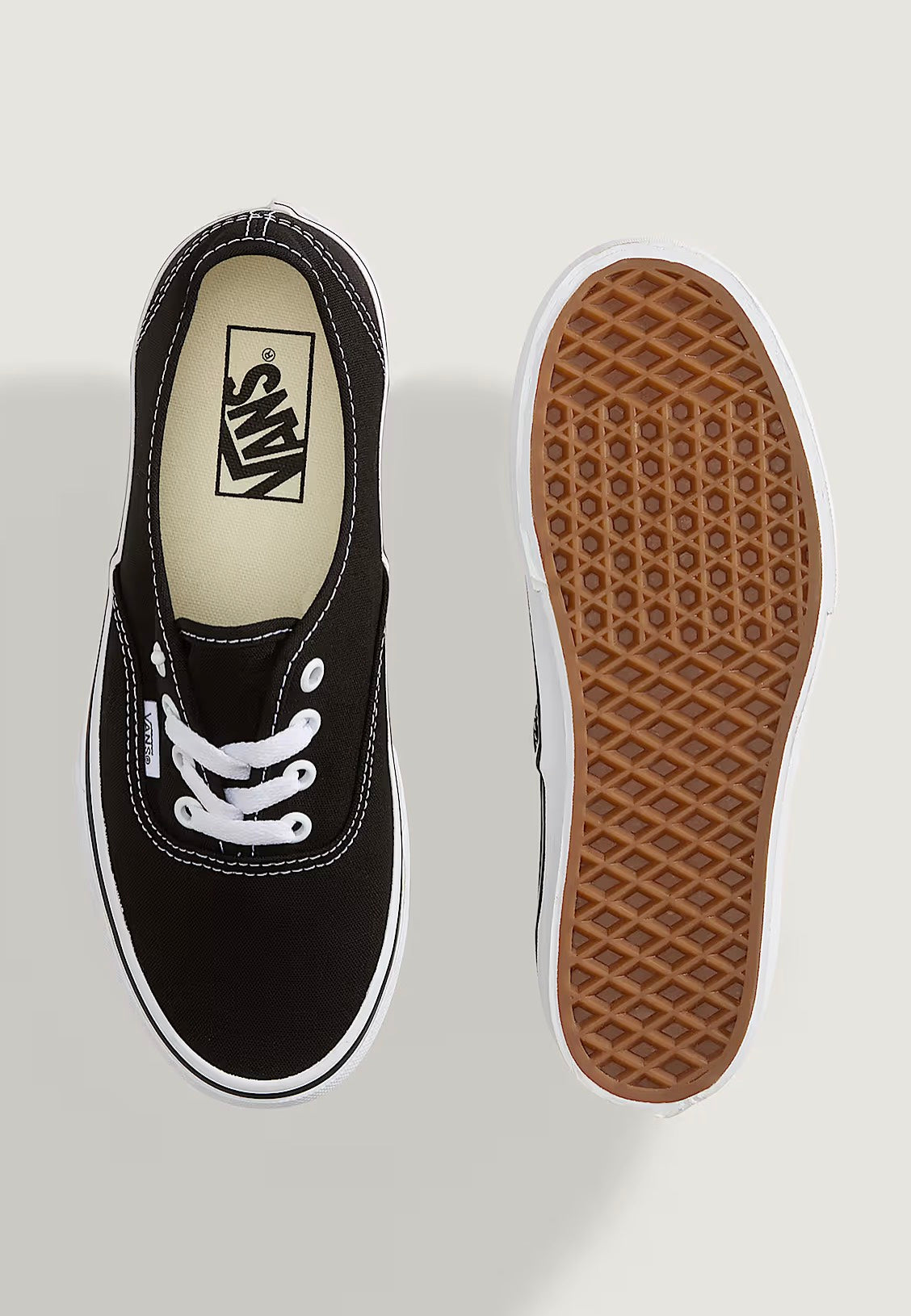 Vans Authentic Stackform Canvas Black/True White Shoes